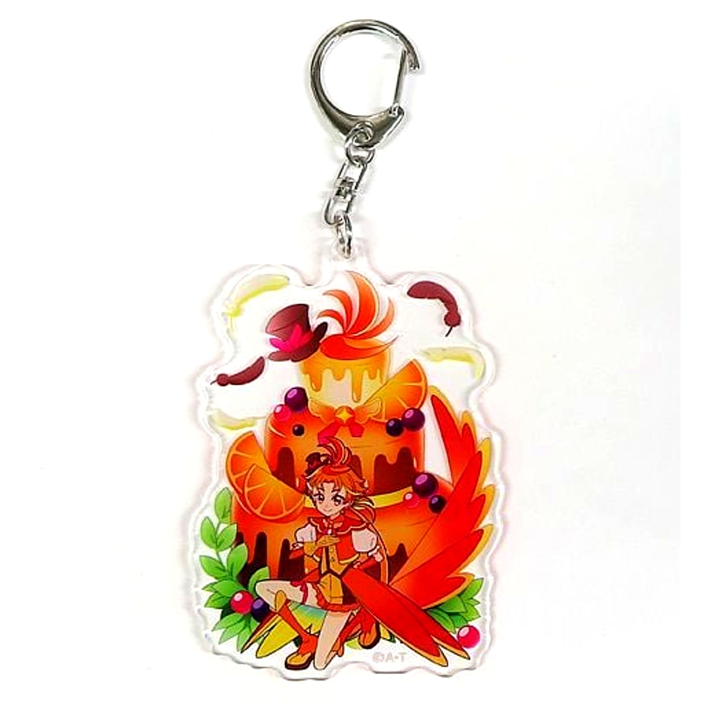 Cure Wing Hirogaru Sky! PreCure Birthday Sweets Collection Acrylic Keychain [USED]