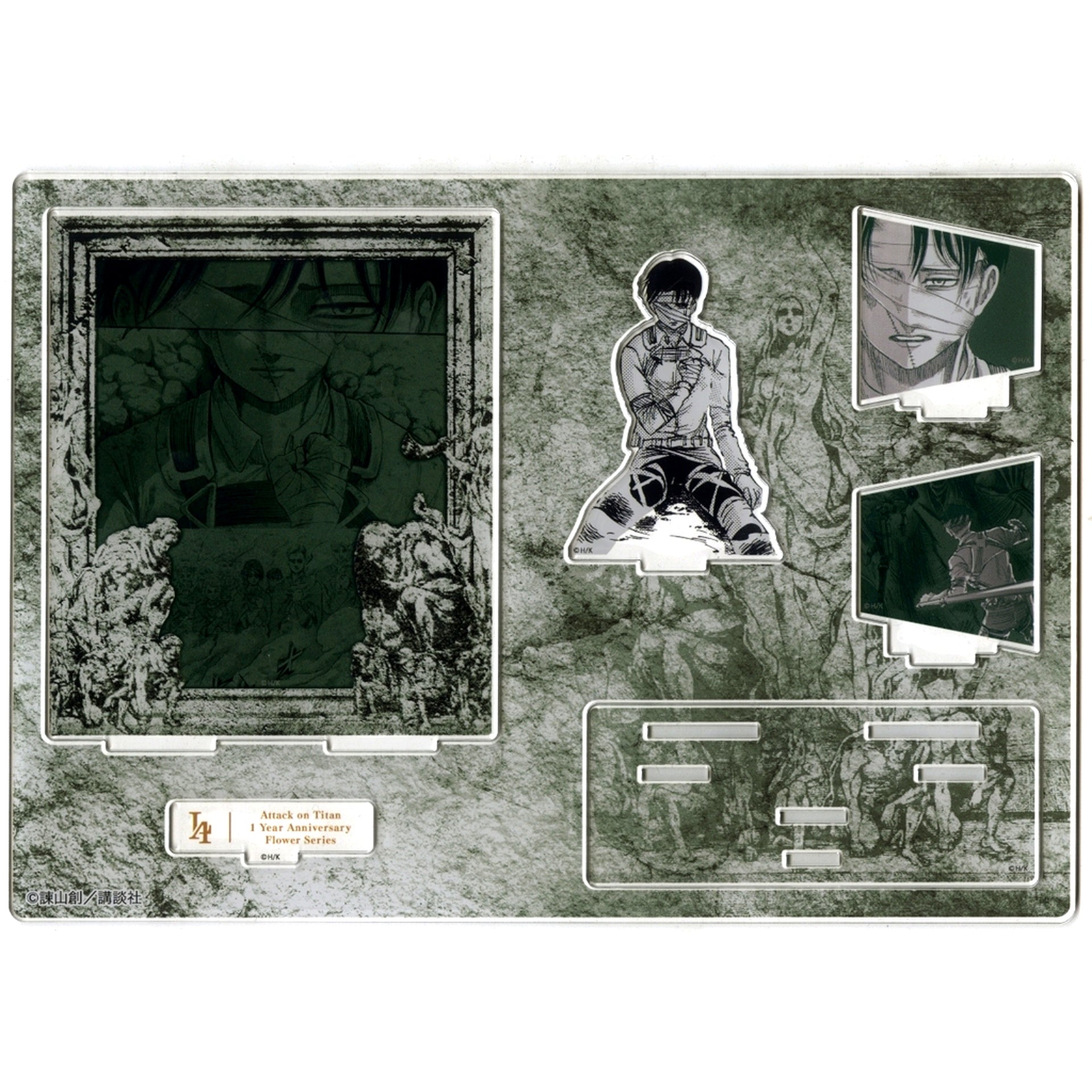 Levi Ackerman Attack on Titan Memory Collection Diorama Acrylic Stand Battle of Heaven and Earth [USED]