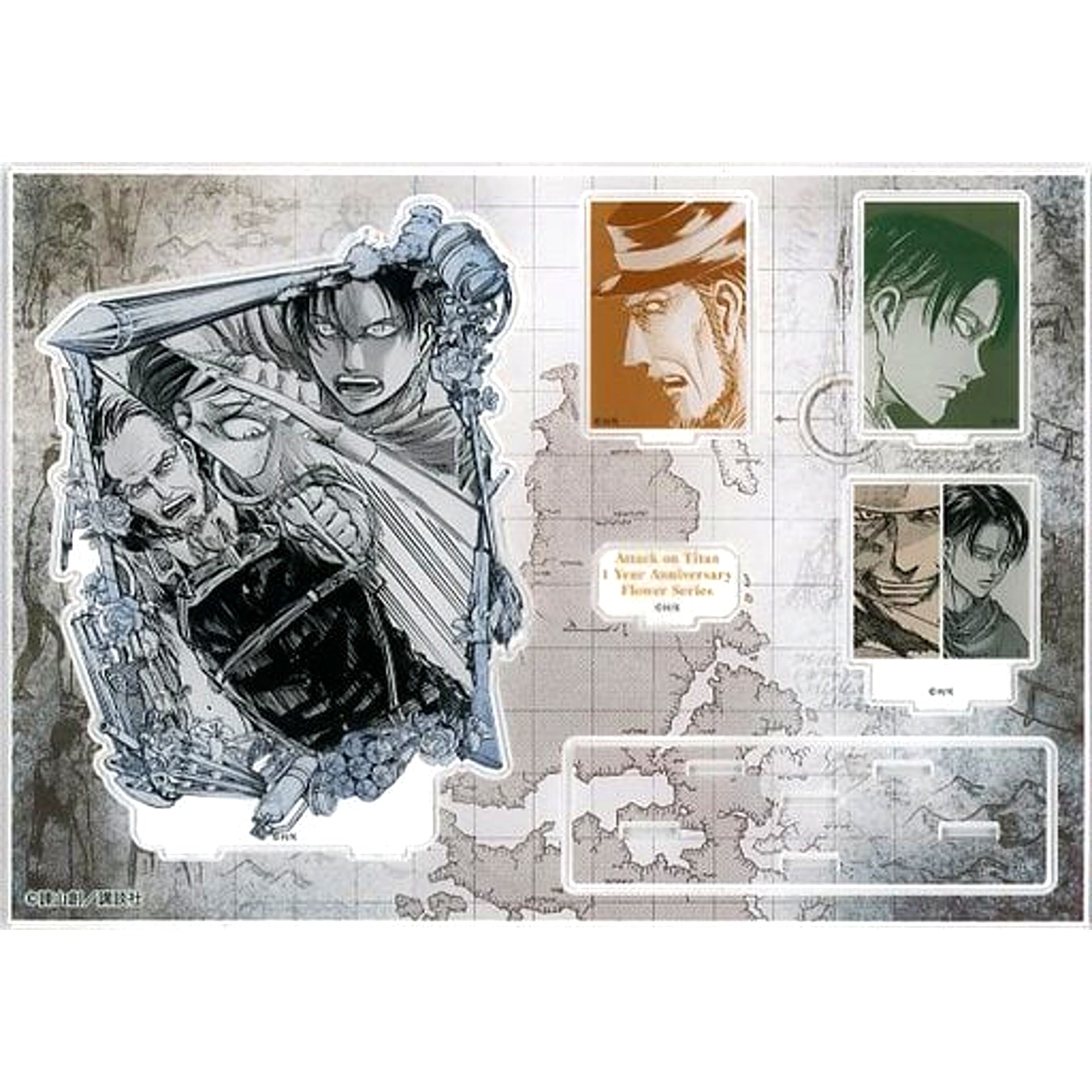 Levi VS Kenny Attack on Titan Memory Collection Diorama Acrylic Stand Battle of Humanity [USED]
