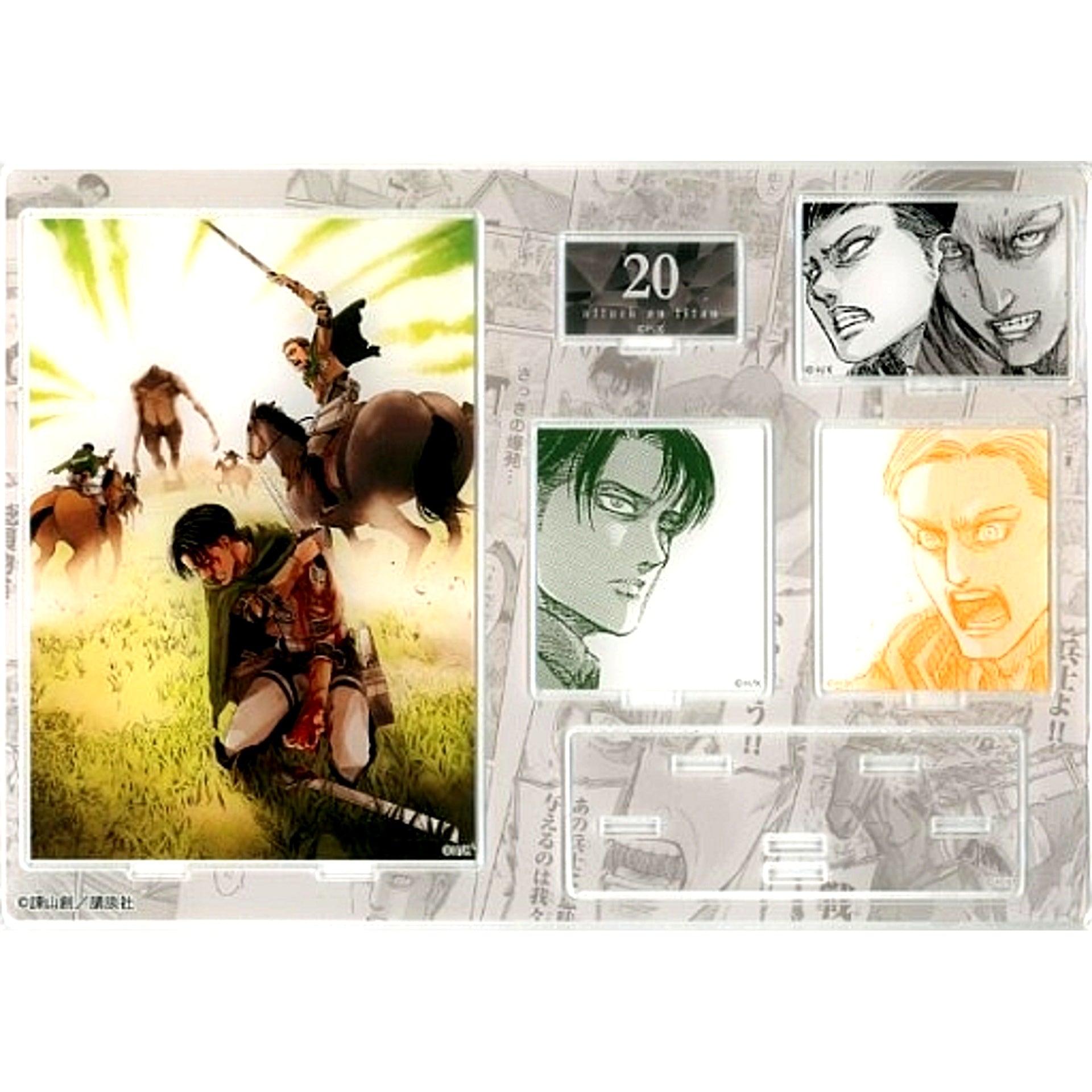 Attack on Titan Vol. 20 Memory Collection Counterattack Diorama Acrylic Stand [USED]