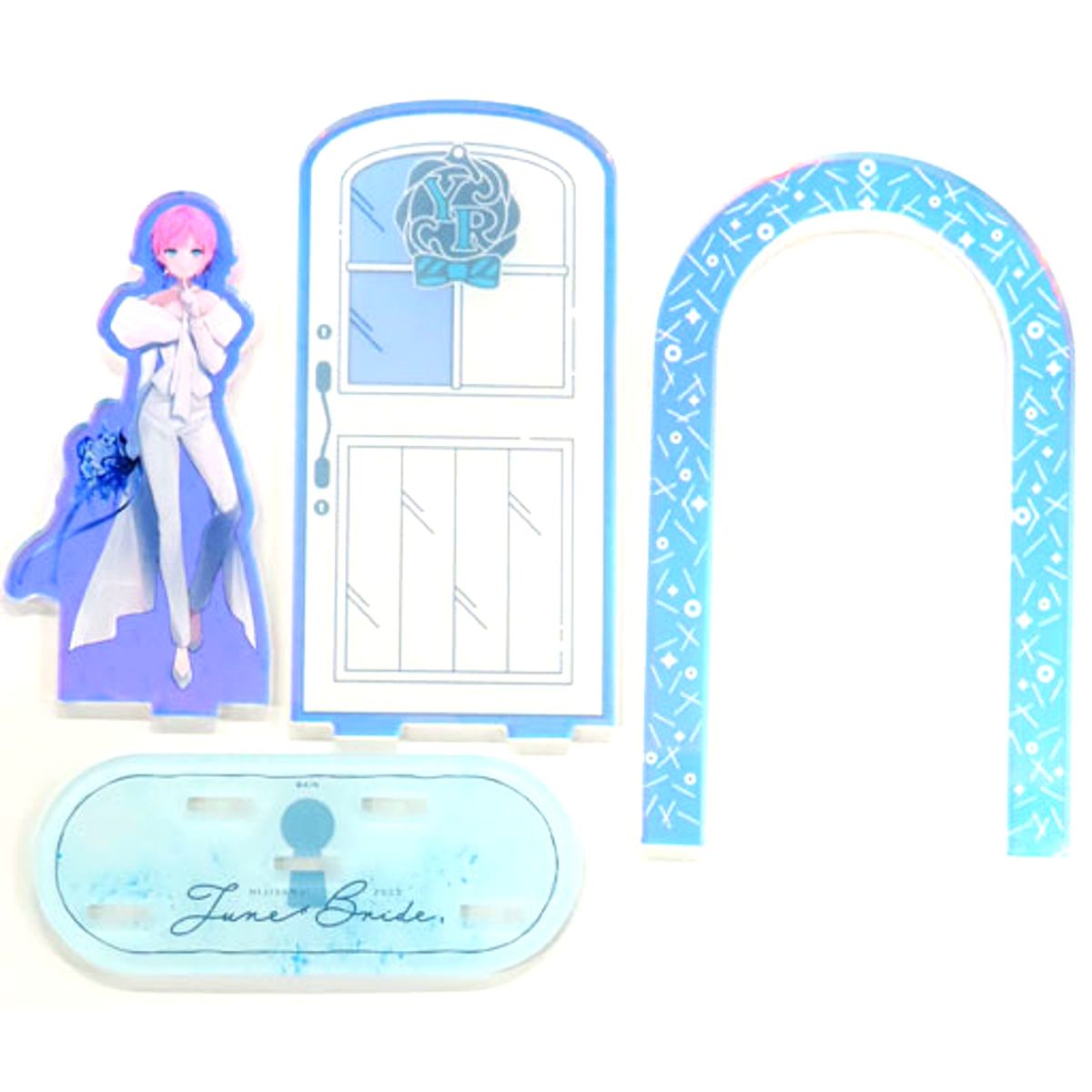 Yuhi Riri Acrylic Stand Virtual YouTuber Nijisanji June Bride 2023 [USED]