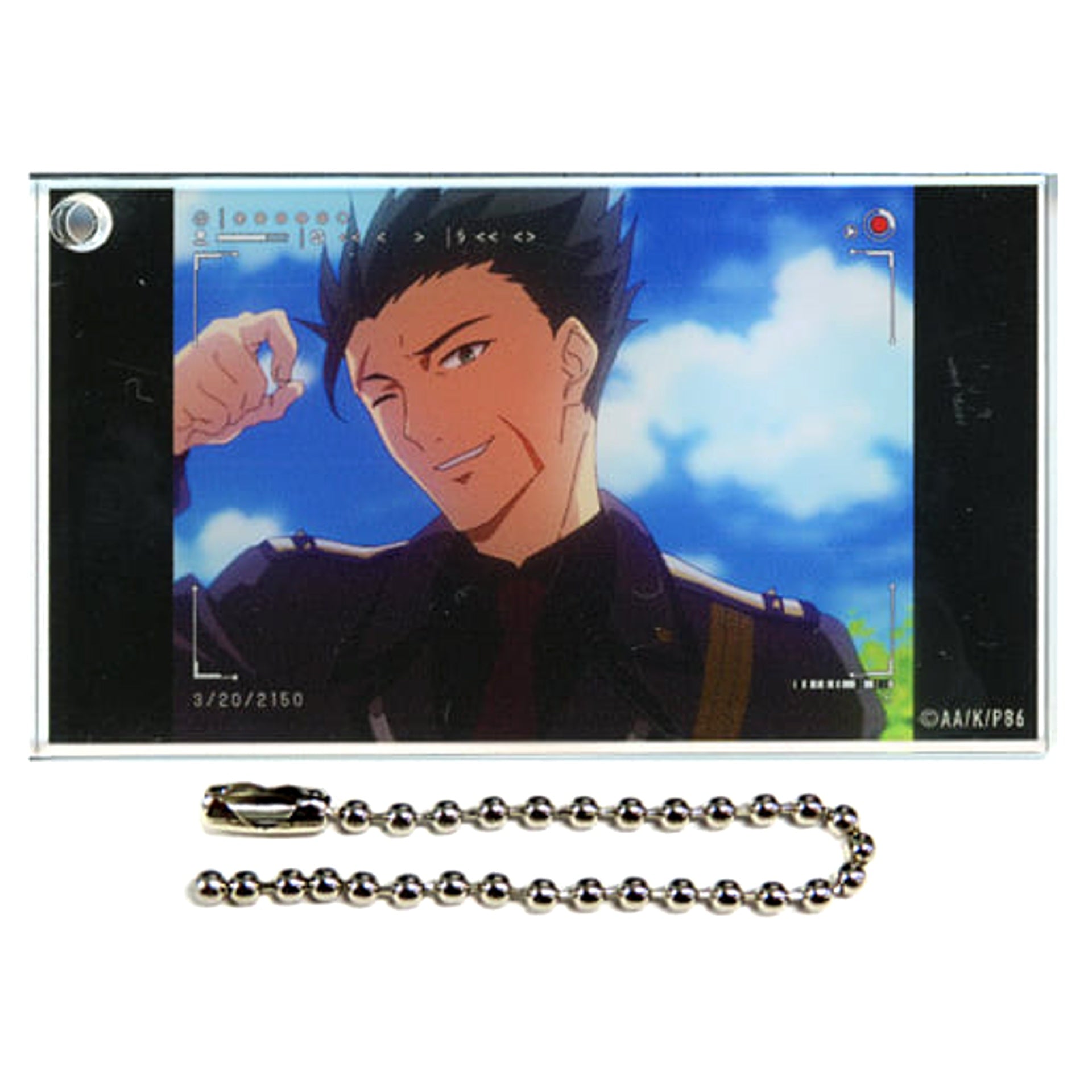 86 Raiden Shuga Acrylic Keychain Charadori!! Blanc Limited Keychains [USED]
