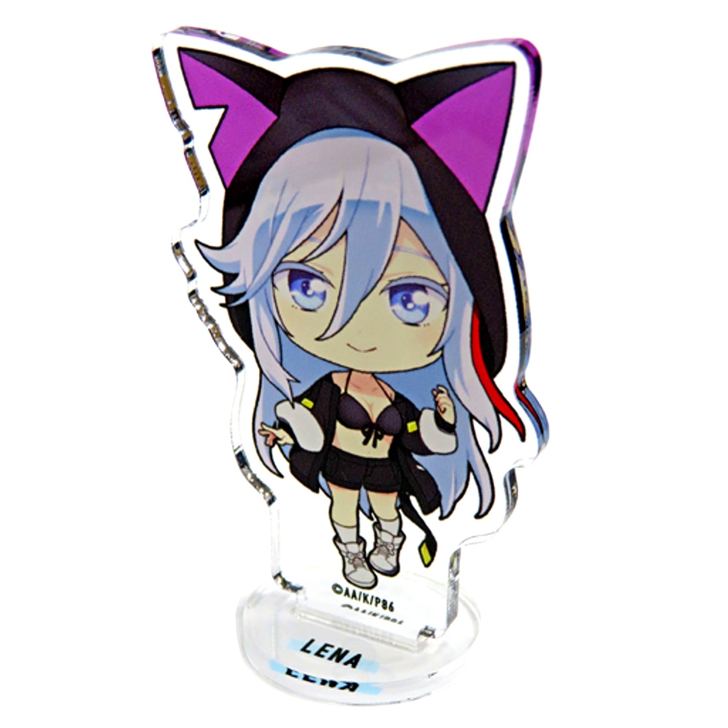 Vladilena Milize 86 Eighty-Six x CharaDri!! BLANC Chibi Character Acrylic Stand [USED]