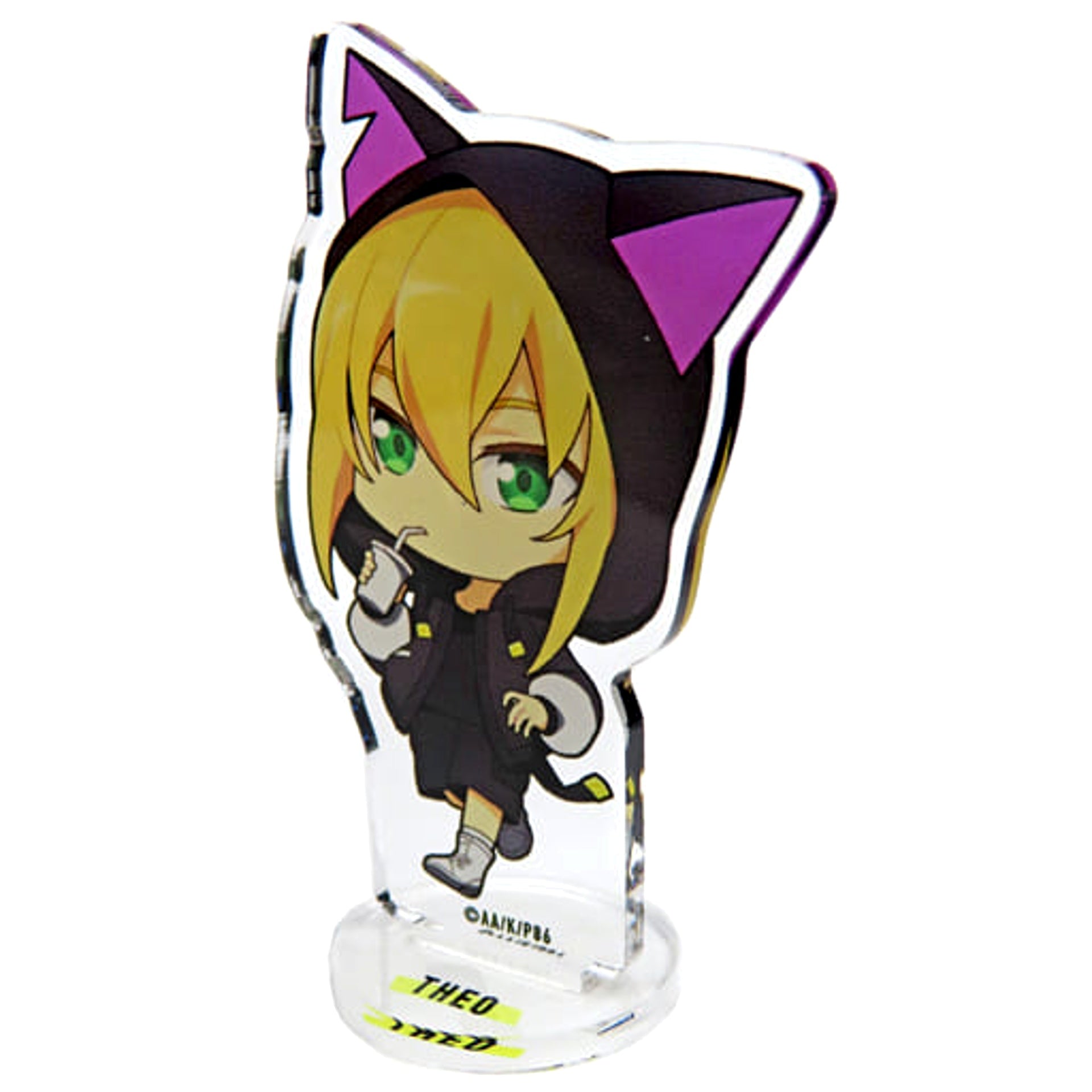 86 Theoto Rikka Chibi Chara Acrylic Stand Charadori!! Blanc Limited Acrylic Stands [USED]