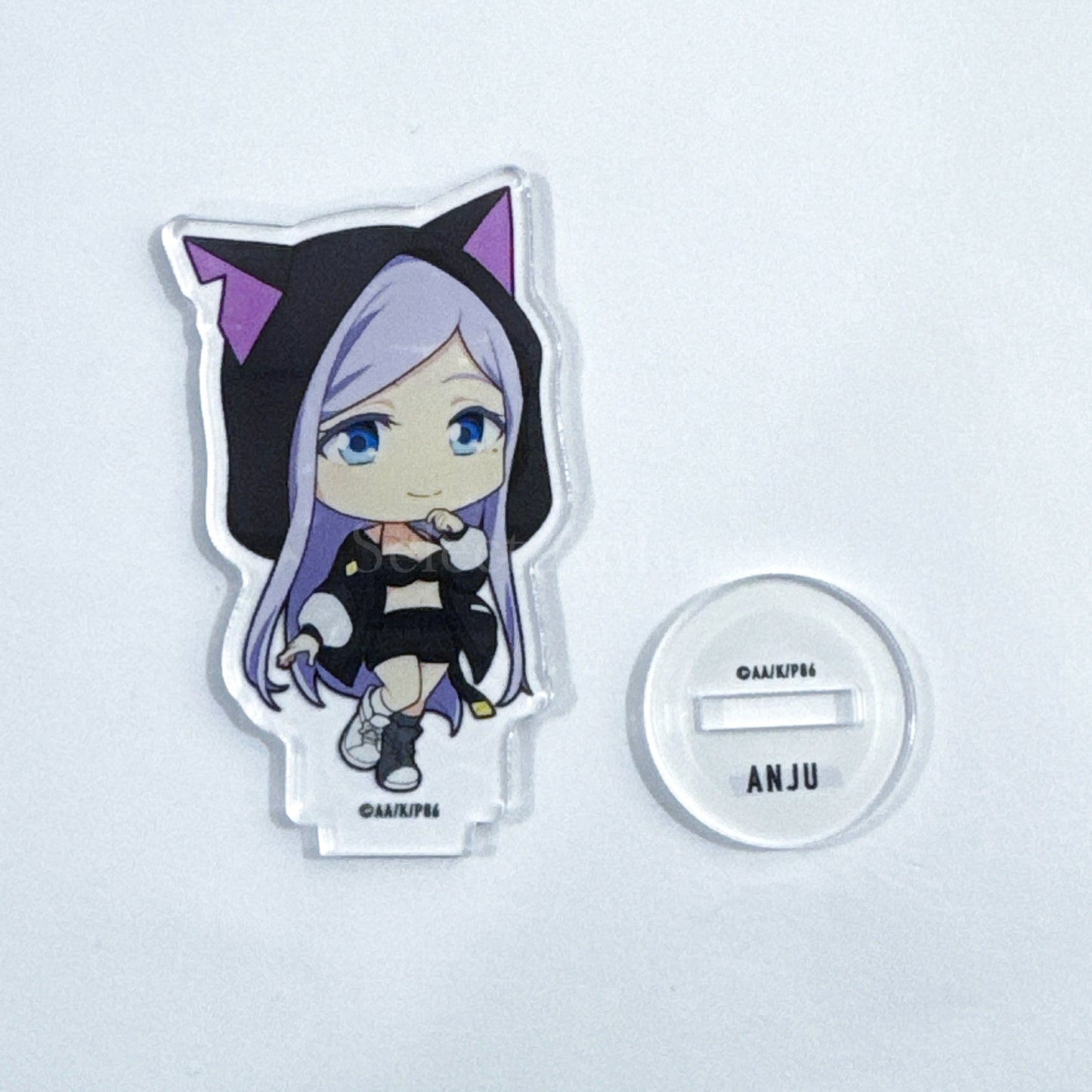 86 Anju Emma Chibi Chara Acrylic Stand Charadori!! Blanc Limited Acrylic Stands [USED]