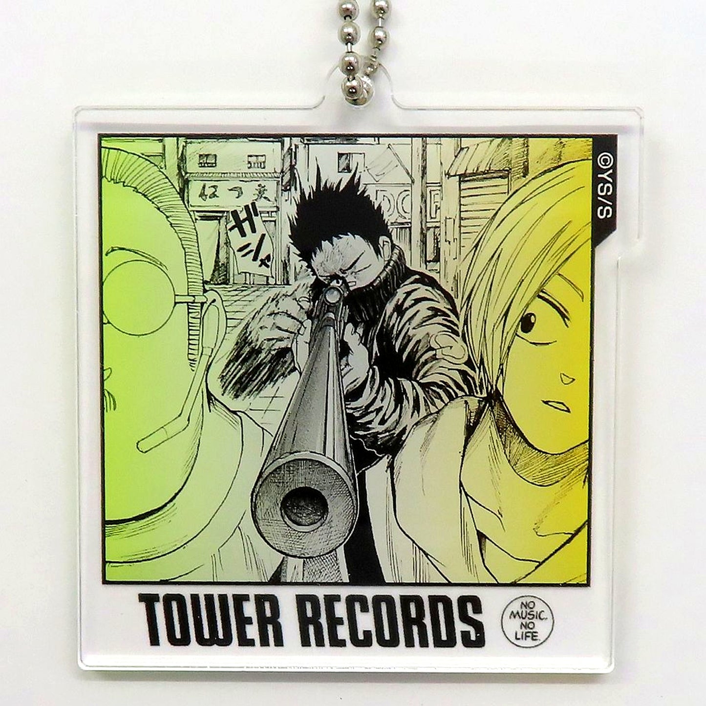 Taro Sakamoto & Shin Asakura & Heisuke Mashimo SAKAMOTO DAYS Famous Scene Acrylic Keychain Vol.1 Tower Records Exhibition [USED]