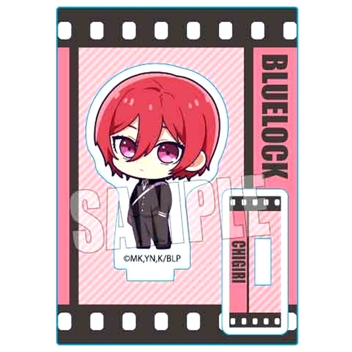 Hyoma Chigiri Puchimemo! Mini Stand Blue Lock [USED]