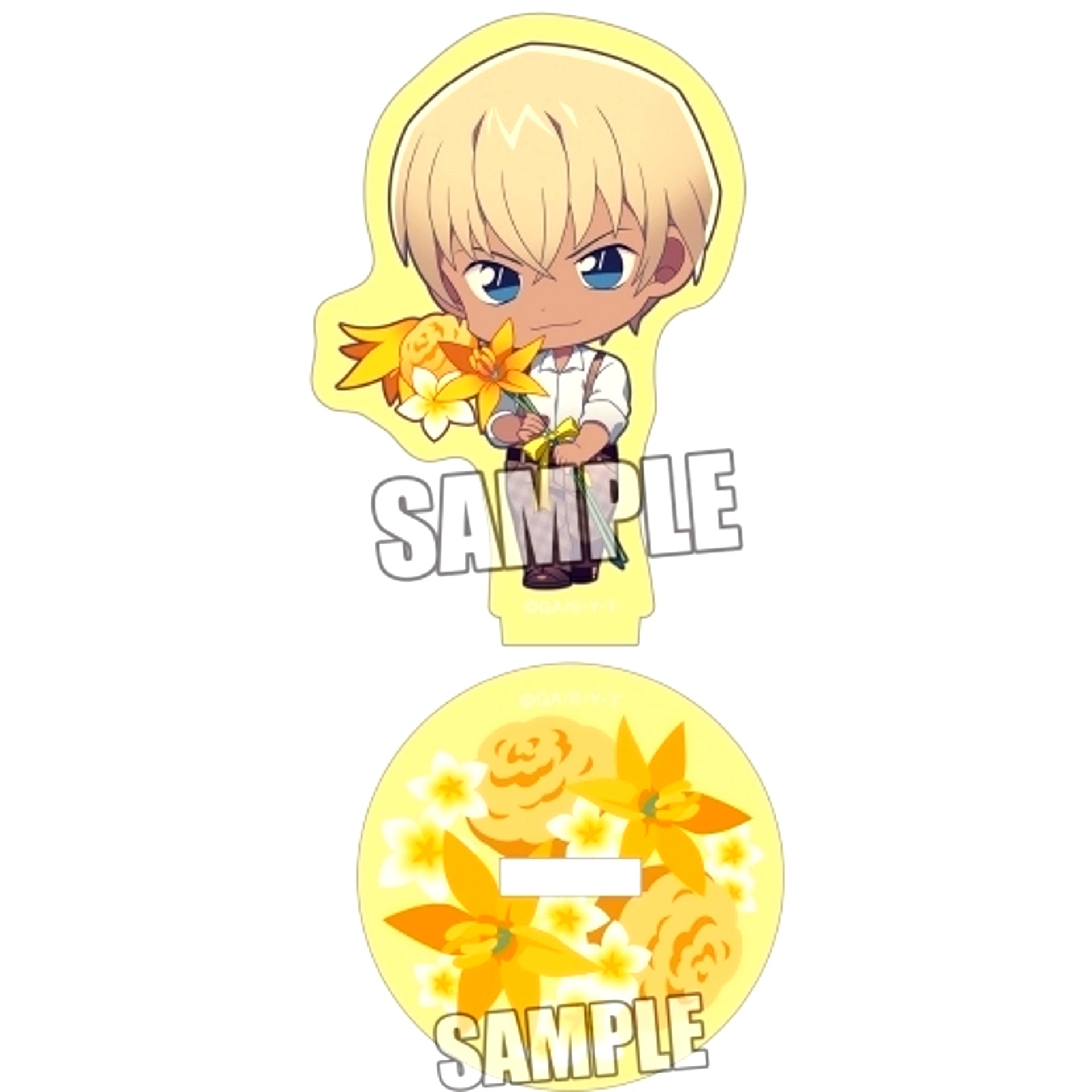 Toru Amuro Detective Conan Trading Mini Acrylic Stand Flower For You Ver. [USED]