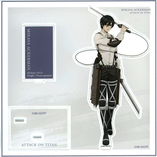 Mikasa Ackerman Standing Ver. Attack on Titan The Final Season POP UP Exhibition The Rumbling at baseyard tokyo BYT Illustration Acrylic Stand [USED]