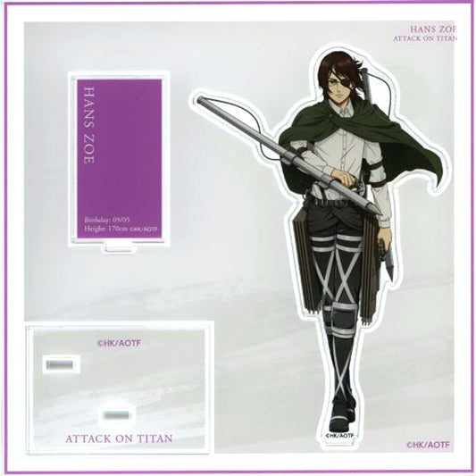 Hange Zoe Attack on Titan The Final Season POP UP Exhibition Rumbling at baseyard tokyo BYT Illustration Standing Ver. Acrylic Stand [USED]