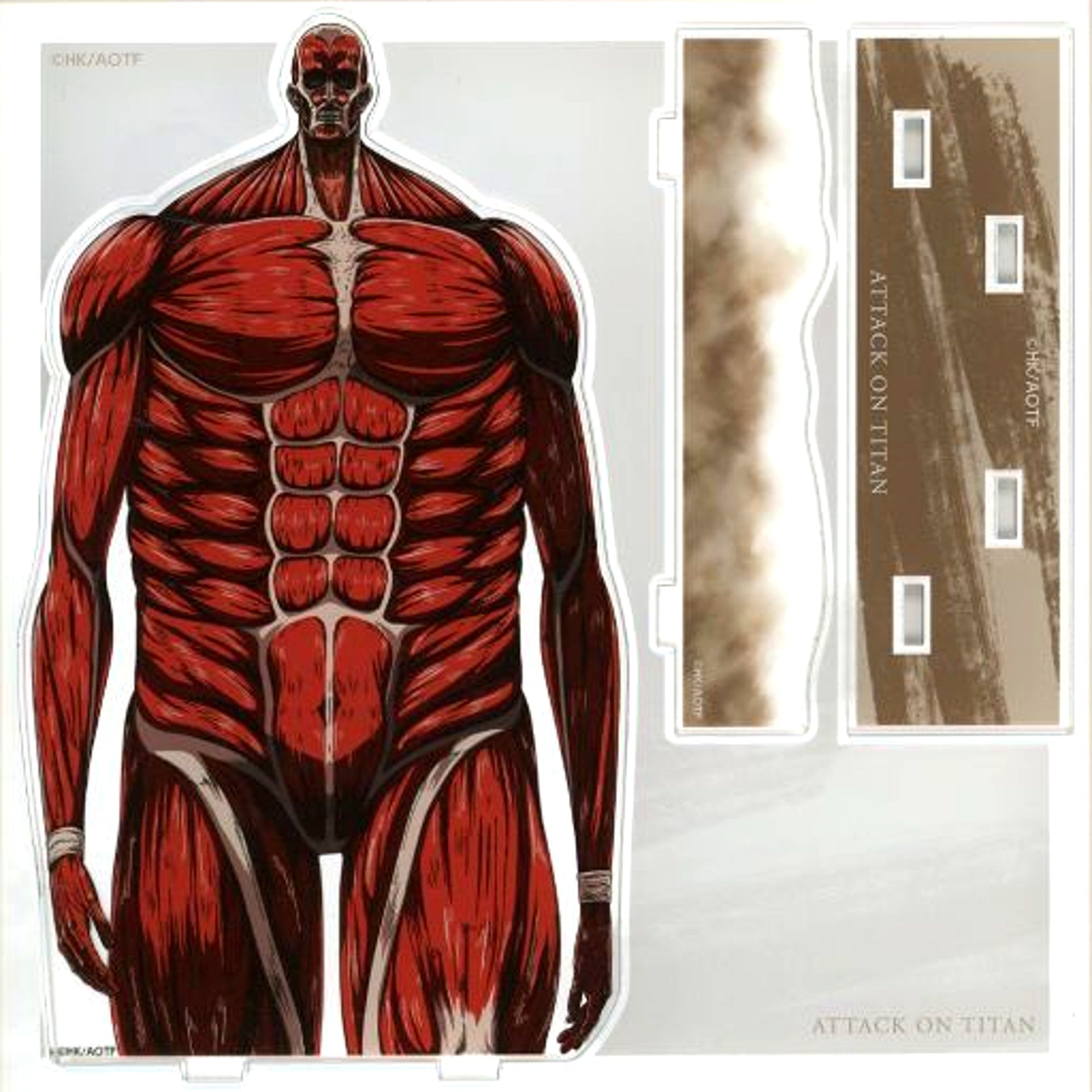 Rumbling Titan Attack on Titan The Final Season POP UP Exhibition The Rumbling at baseyard tokyo Acrylic Stand Standing Ver BYT Illustration [USED]