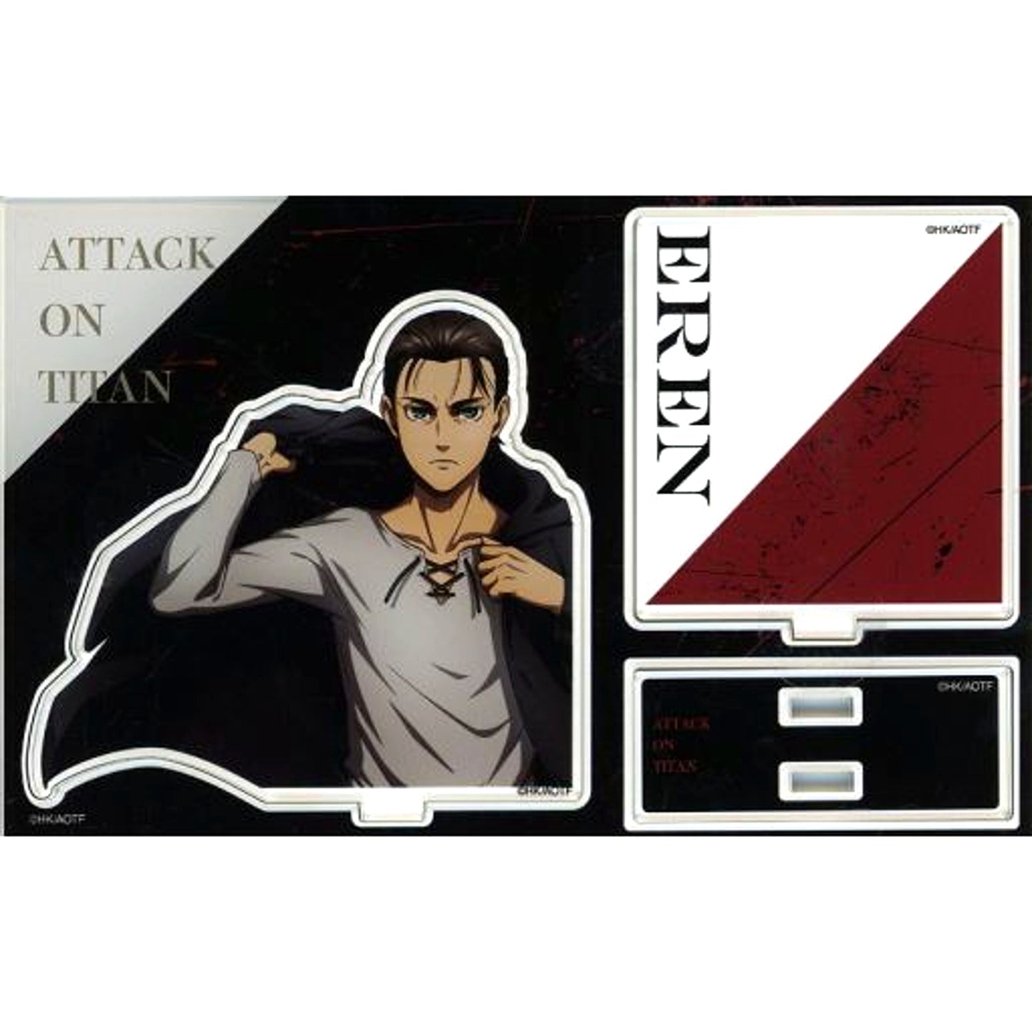 Eren Yeager Attack on Titan The Final Season POP UP Exhibition The Rumbling at baseyard tokyo Acrylic Stand Card Design Ver BYT Illustration [USED]