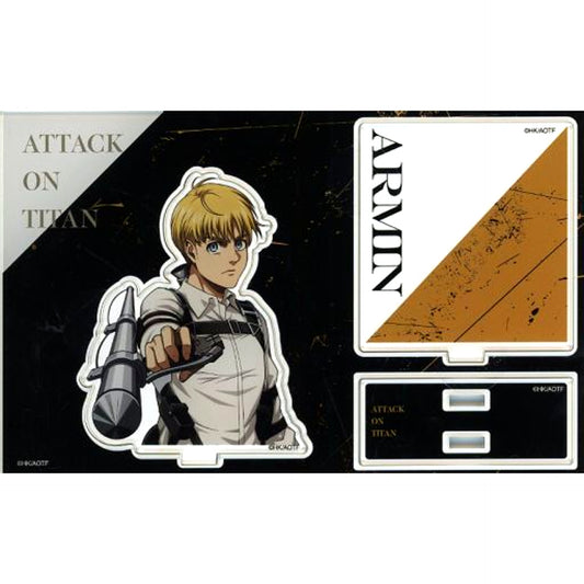 Armin Arlert Card Design Ver. Attack on Titan The Final Season POP UP Exhibition The Rumbling at baseyard tokyo BYT Illustration Acrylic Stand [USED]