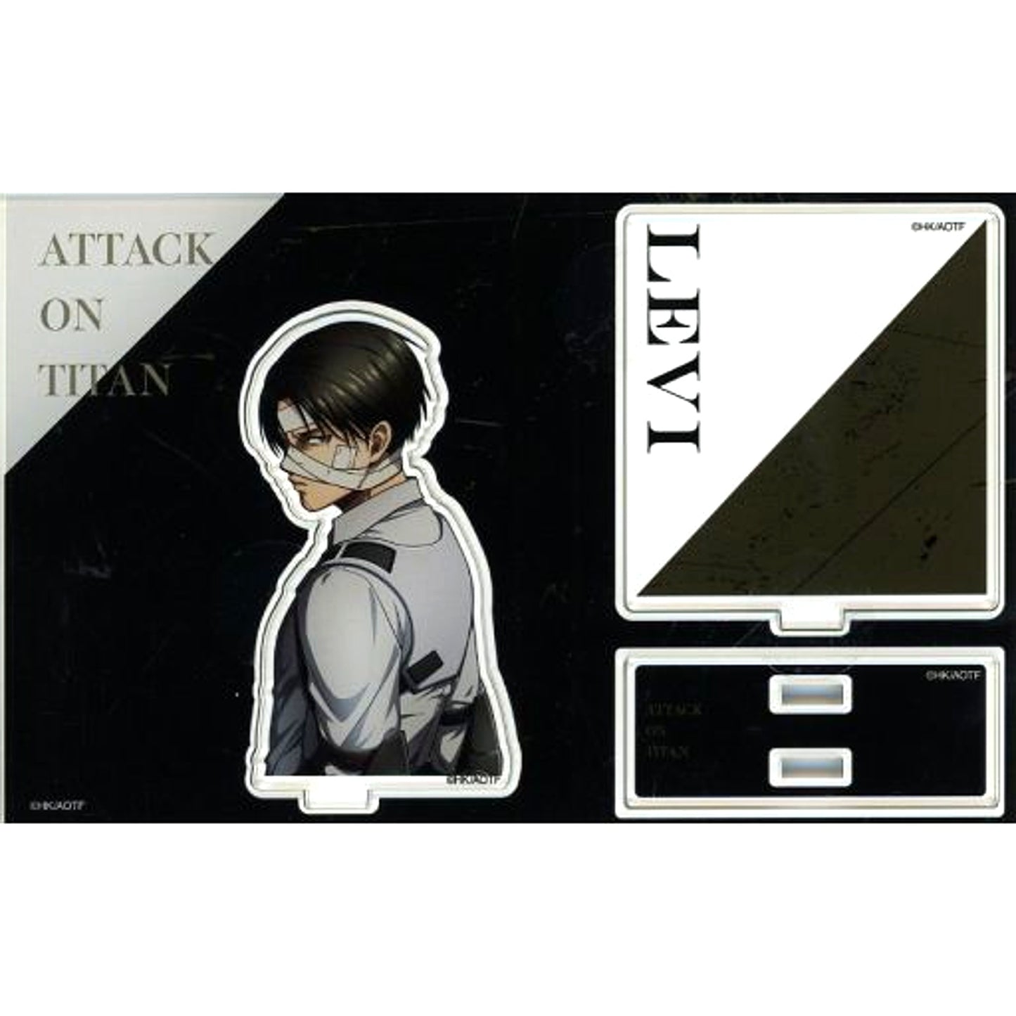 Levi Ackerman Attack on Titan The Final Season POP UP Exhibition The Rumbling baseyard tokyo Card Design Ver. BYT Acrylic Stand [USED]
