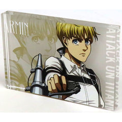 Armin Arlert Attack on Titan The Final Season POP UP Exhibition The Rumbling baseyard tokyo BYT Illustration Acrylic Block [USED]