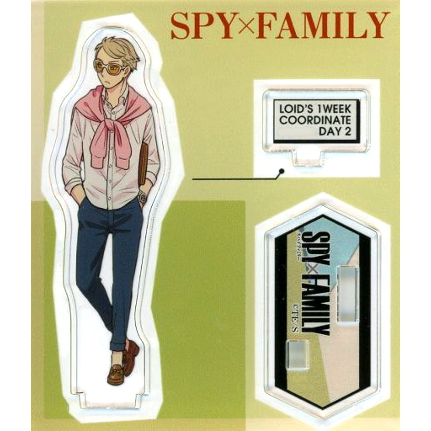 Loid Forger DAY2 SPY x FAMILY Exhibition Acrylic Figure Collection [USED]