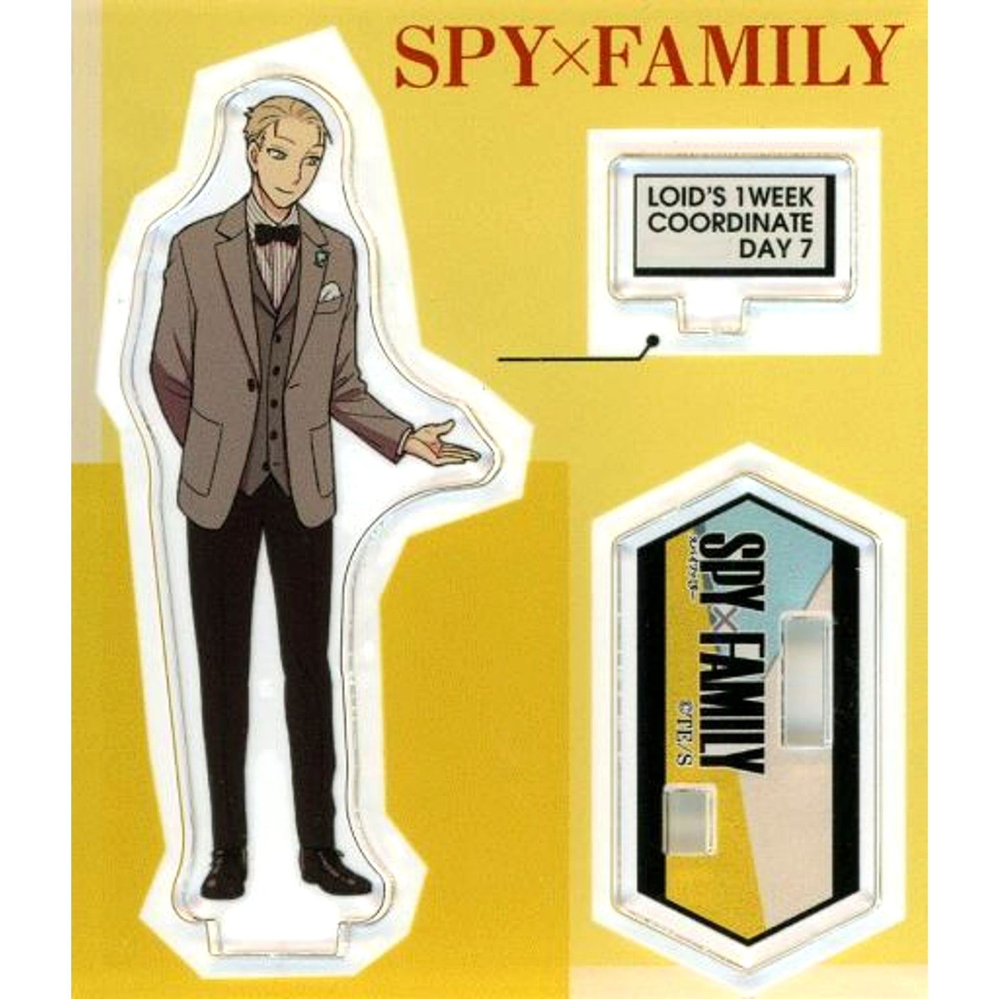 Loid Forger DAY7 SPY x FAMILY Exhibition Acrylic Figure Collection [USED]