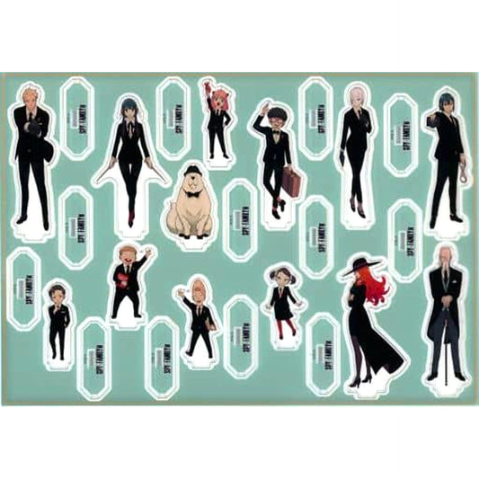 SPY x FAMILY Group Acrylic Stand 13 Character Set Newly Drawn Character Illustration Version SPY x FAMILY Exhibition [USED]
