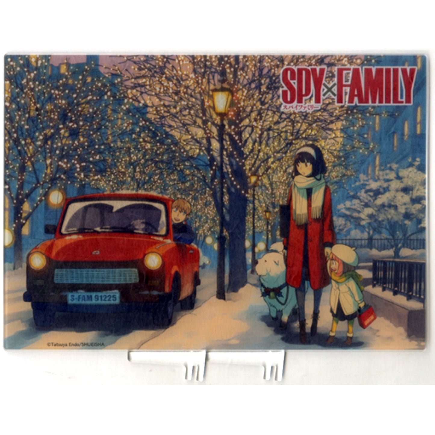 Group Foil Acrylic Art Illumination SPY x FAMILY Exhibition [USED]