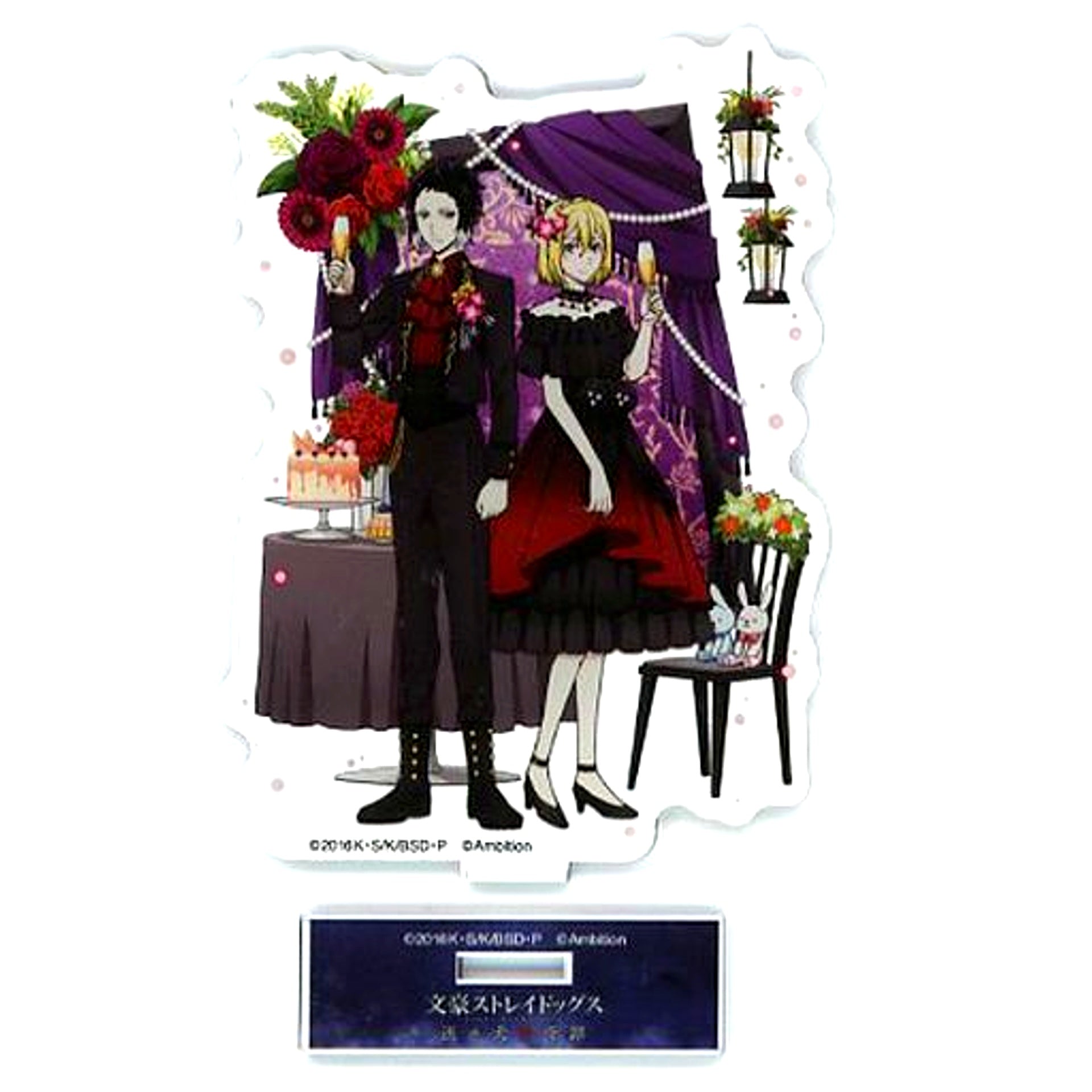 Ryunosuke Akutagawa & Ichiyo Higuchi Life-size Acrylic Stand A Bungo Stray Dogs Tales of the Lost x Collabo Cafe Honpo 2023 [USED]