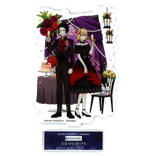 Ryunosuke Akutagawa & Ichiyo Higuchi Life-size Acrylic Stand A Bungo Stray Dogs Tales of the Lost x Collabo Cafe Honpo 2023 [USED]