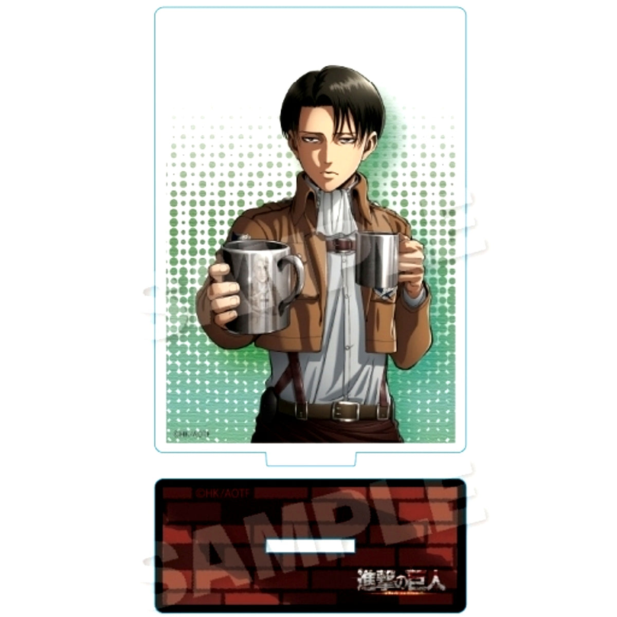 Levi Ackerman Acrylic Stand Attack on Titan Design D [USED]