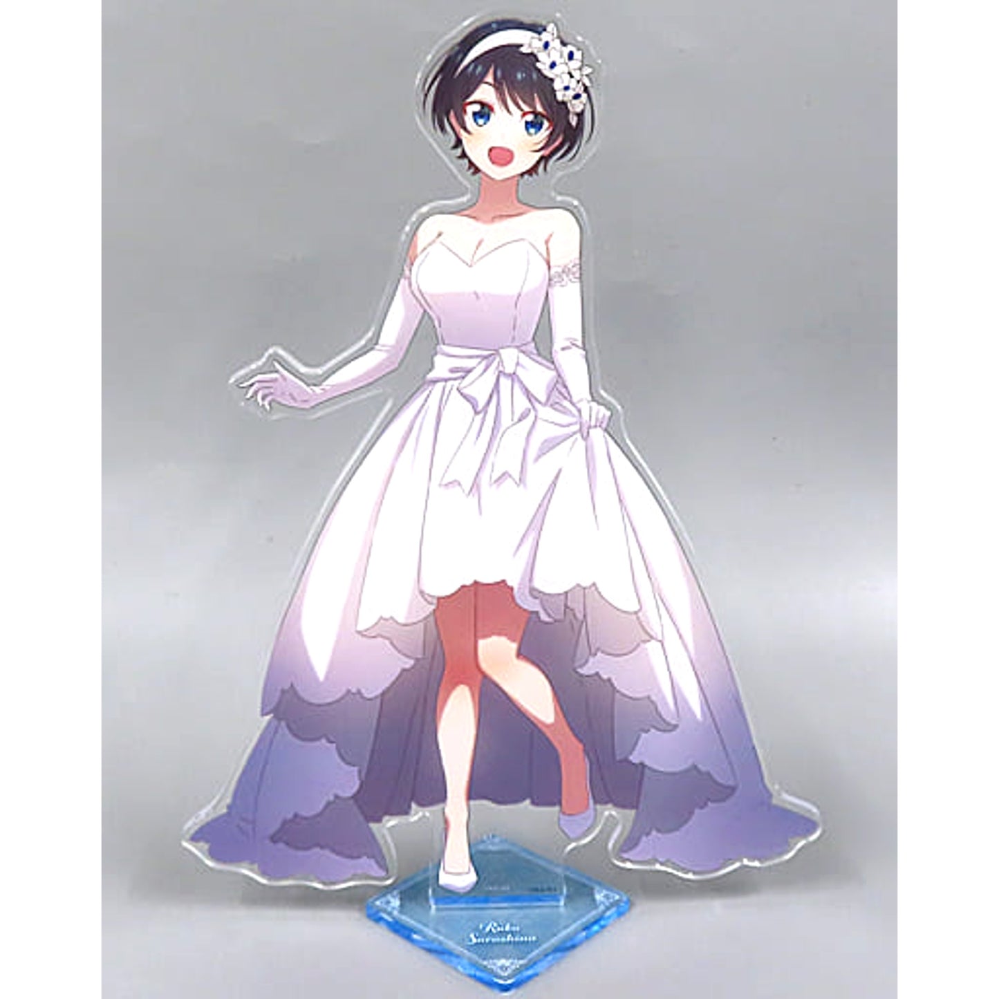 DMM Kuji Rent-A-Girlfriend Bride Girlfriends Ruka Sarashina Big Acrylic Stand Prize B-3 Acrylic Stands [USED]