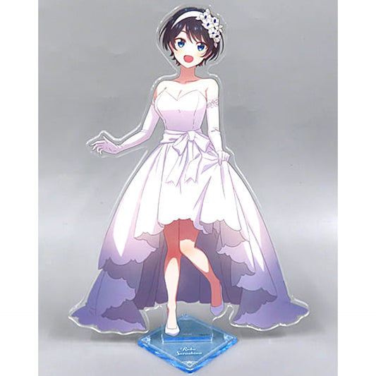DMM Kuji Rent-A-Girlfriend Bride Girlfriends Ruka Sarashina Big Acrylic Stand Prize B-3 Acrylic Stands [USED]