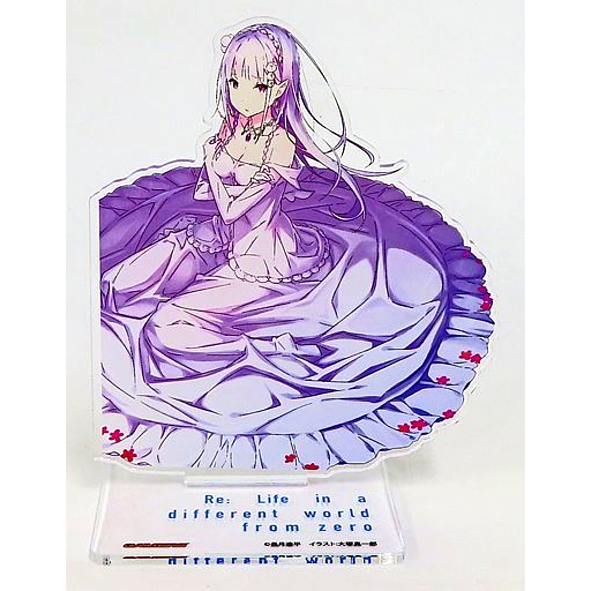 Emilia Original Acrylic Stand Re:ZERO -Starting Life in Another World- Light Novel Vol. 30 Gamers Limited Edition Bundle Bonus [USED]