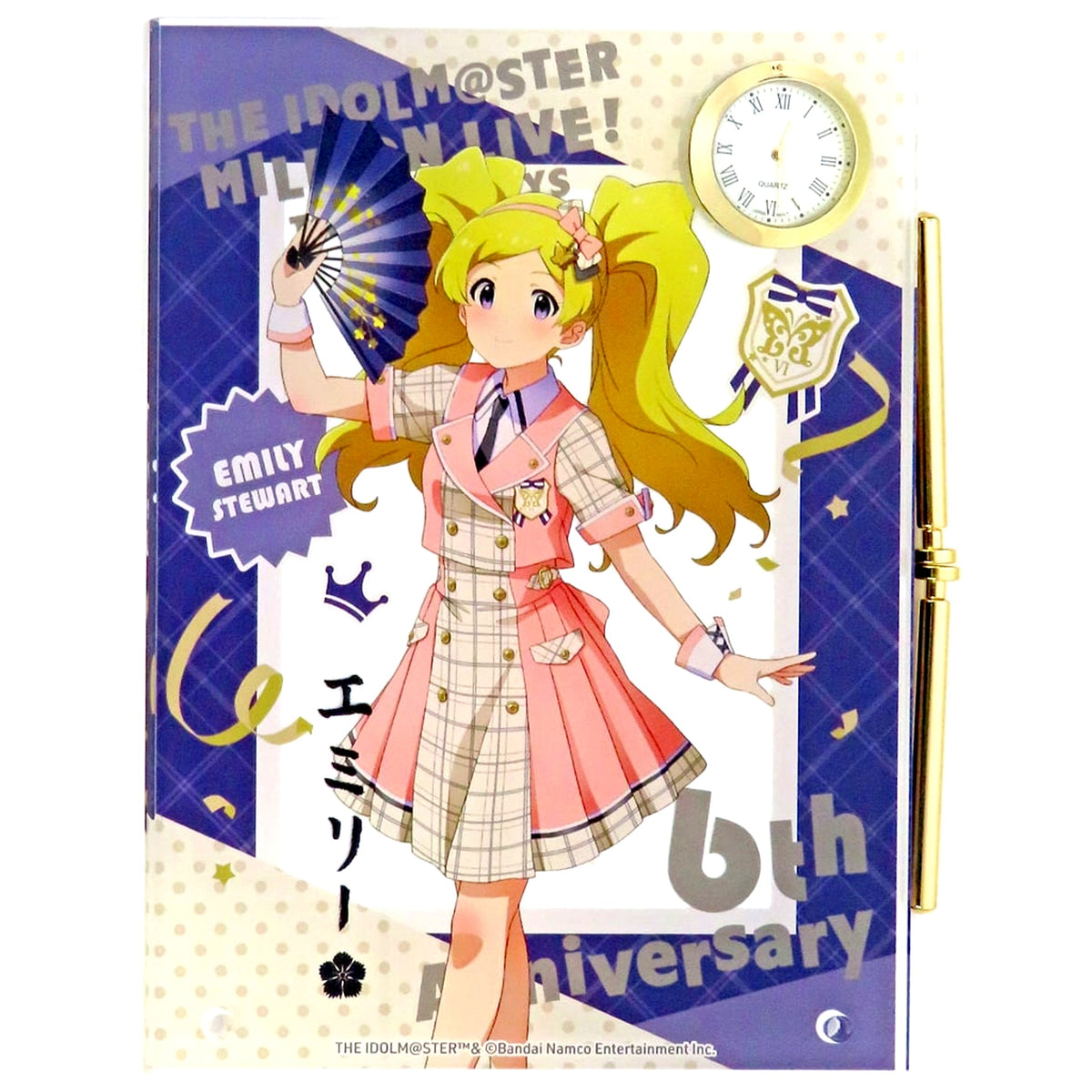 Emily Stewart THE IDOLM@STER MILLION LIVE! THEATER DAYS Acrylic Art with Clock Future Signature ver. 6th Anniversary in AKIHABARA [USED]