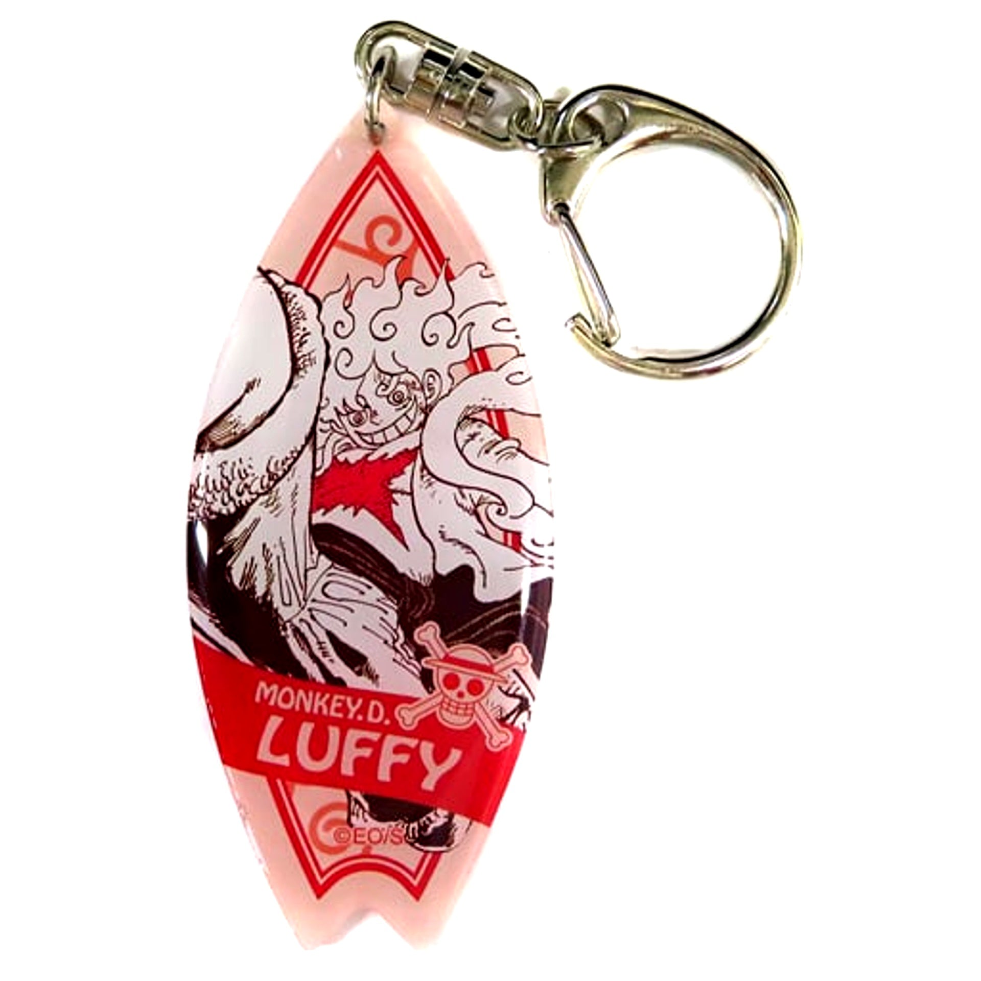 Monkey D. Luffy One Piece Surfboard Style Acrylic Keychain Jump Shop SUMMER JUMP COLLECTION 2023 [USED]