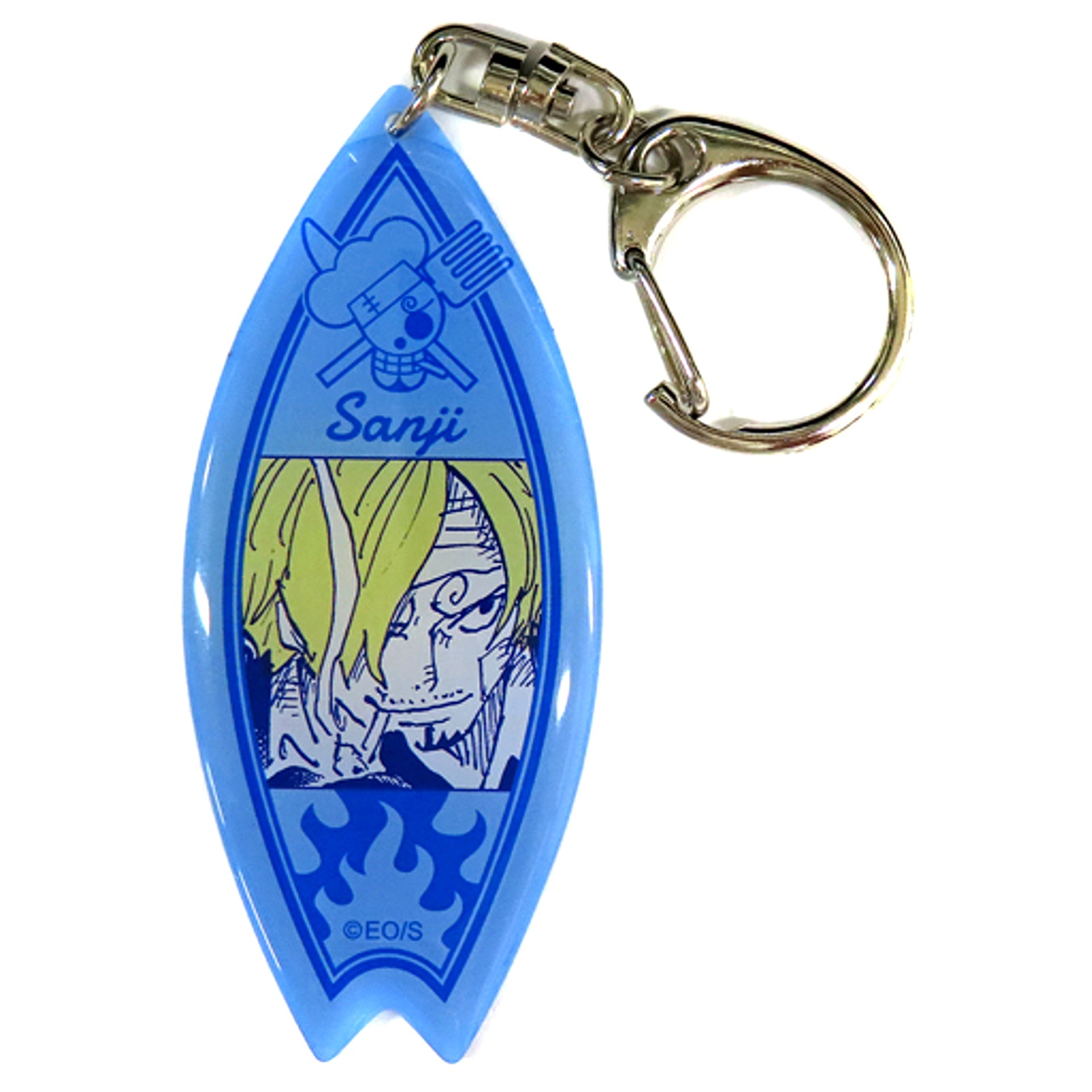 Sanji One Piece Surfboard Style Acrylic Keychain Jump Shop SUMMER JUMP COLLECTION 2023 Goods [USED]
