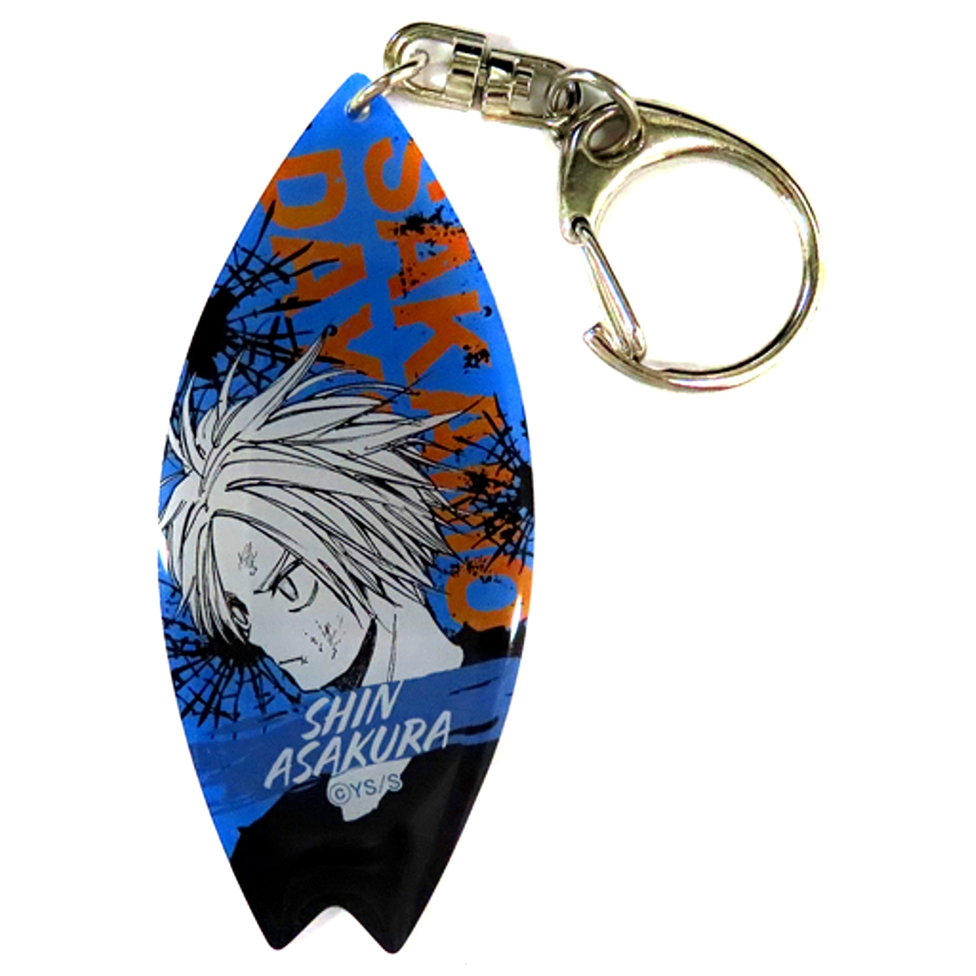 Shin Asakura SAKAMOTO DAYS Surfboard Style Acrylic Keychain Jump Shop SUMMER JUMP COLLECTION 2023 [USED]