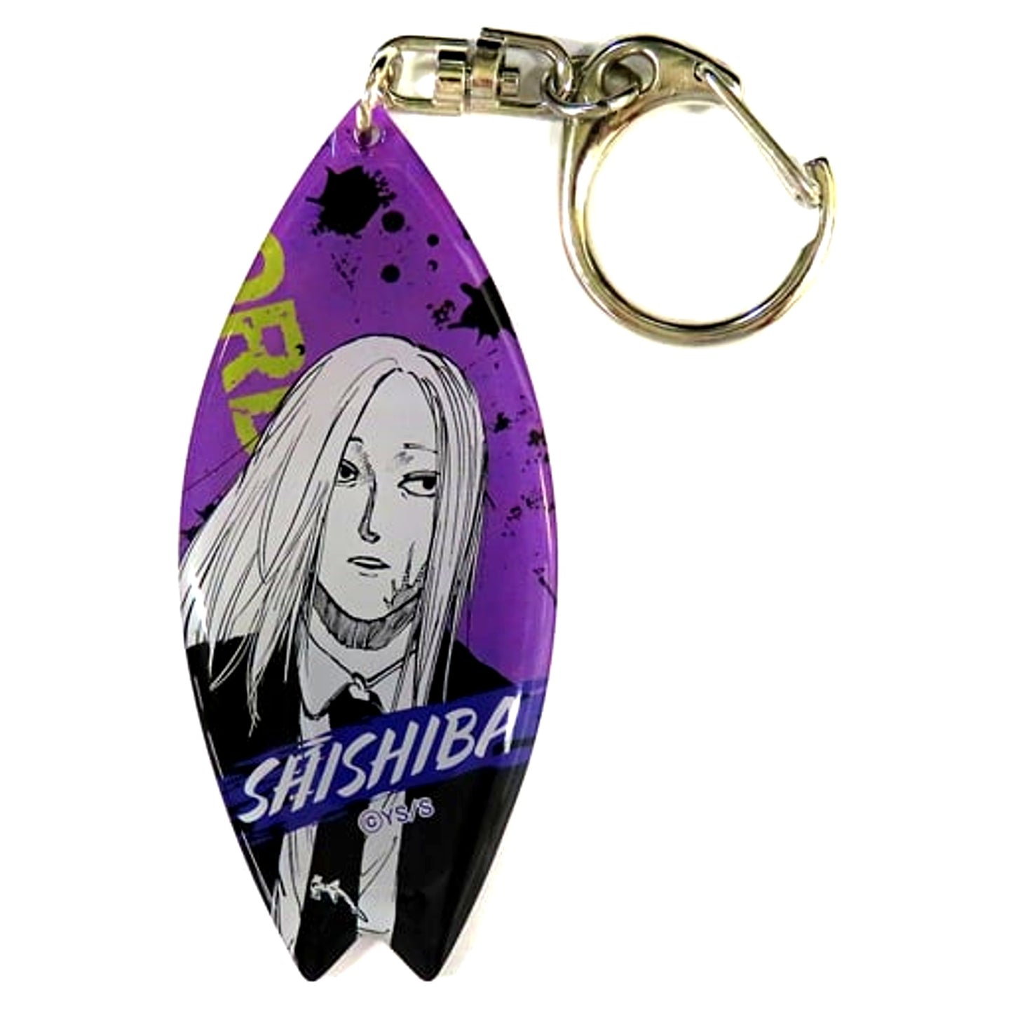 Shishiba SAKAMOTO DAYS Surfboard Style Acrylic Keychain Jump Shop SUMMER JUMP COLLECTION 2023 [USED]