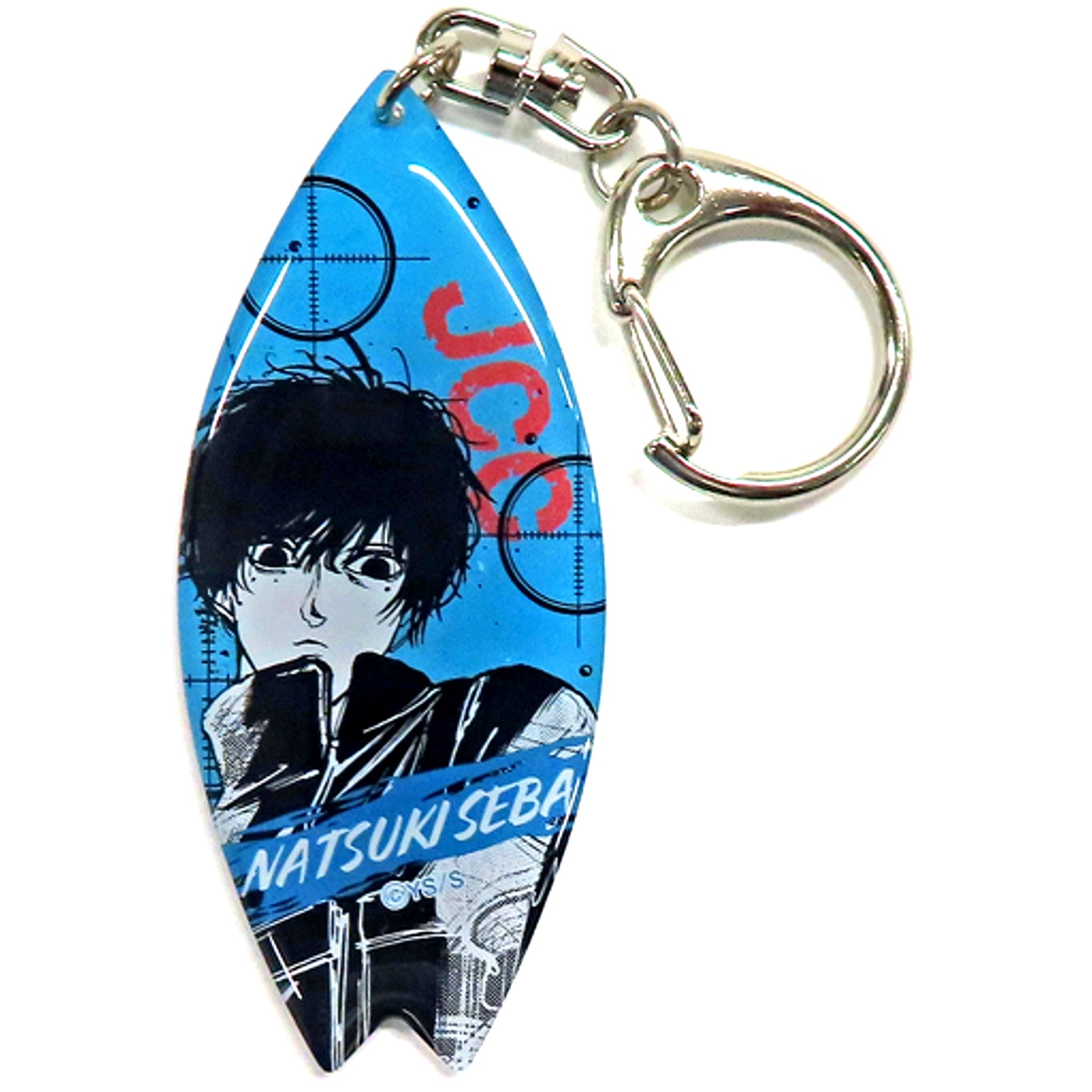 Natsuki Seba SAKAMOTO DAYS Surfboard Style Acrylic Keychain Jump Shop SUMMER JUMP COLLECTION 2023 [USED]