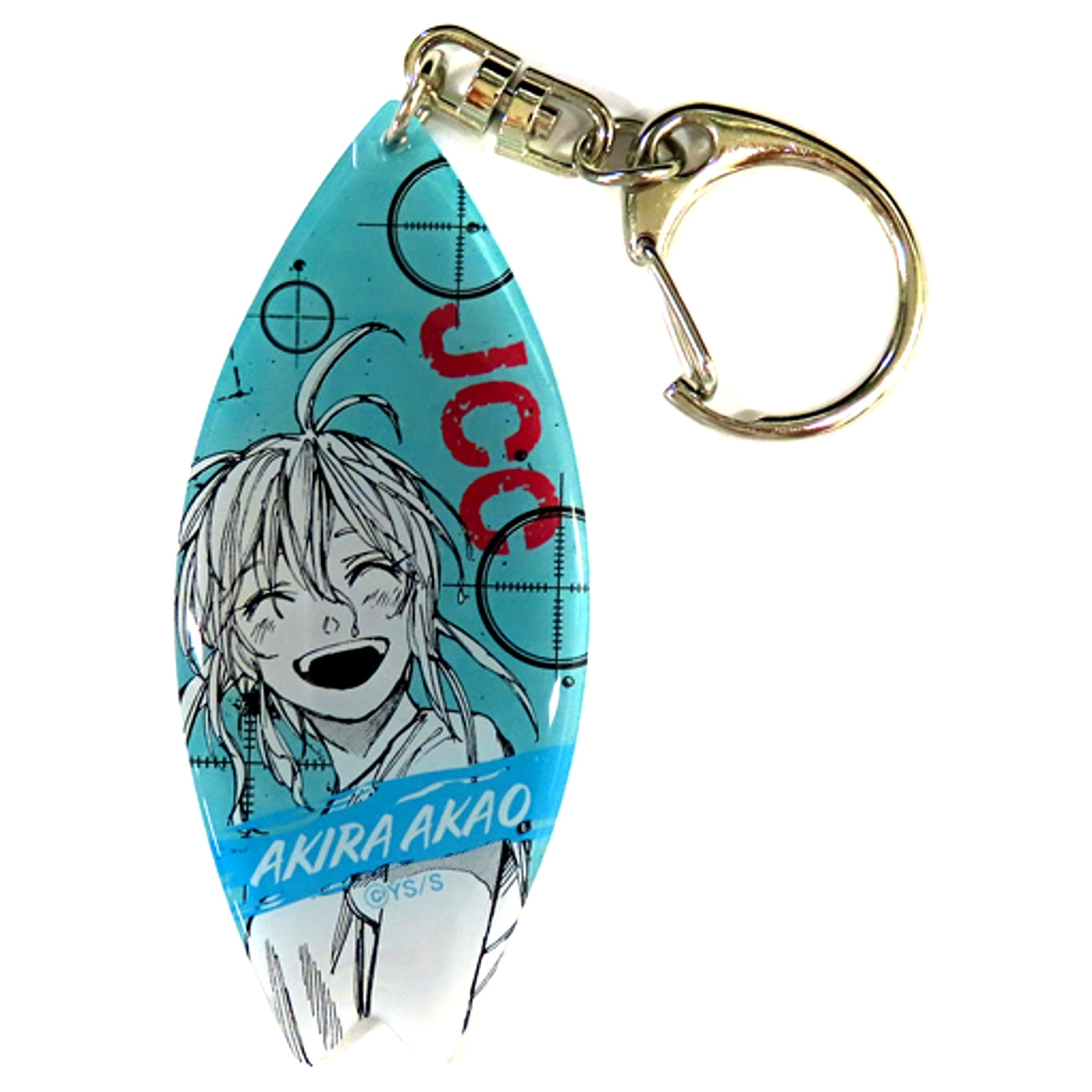 Akira Akao SAKAMOTO DAYS Surfboard Style Acrylic Keychain Jump Shop SUMMER JUMP COLLECTION 2023 [USED]
