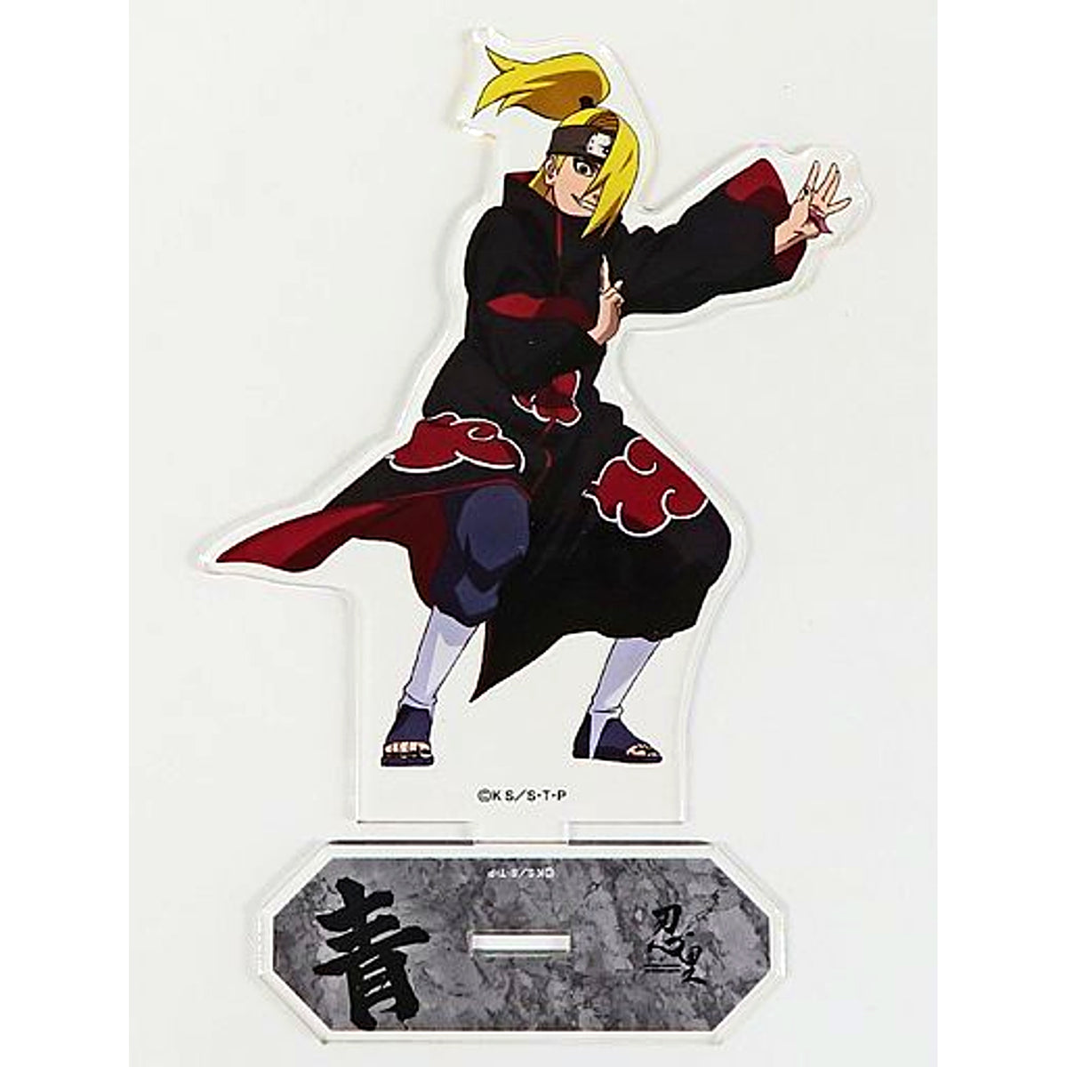 Deidara Naruto & Boruto: Naruto Next Generations Shinobi-Zato Acrylic Stand Akatsuki Nijigen no Mori Ltd [USED]