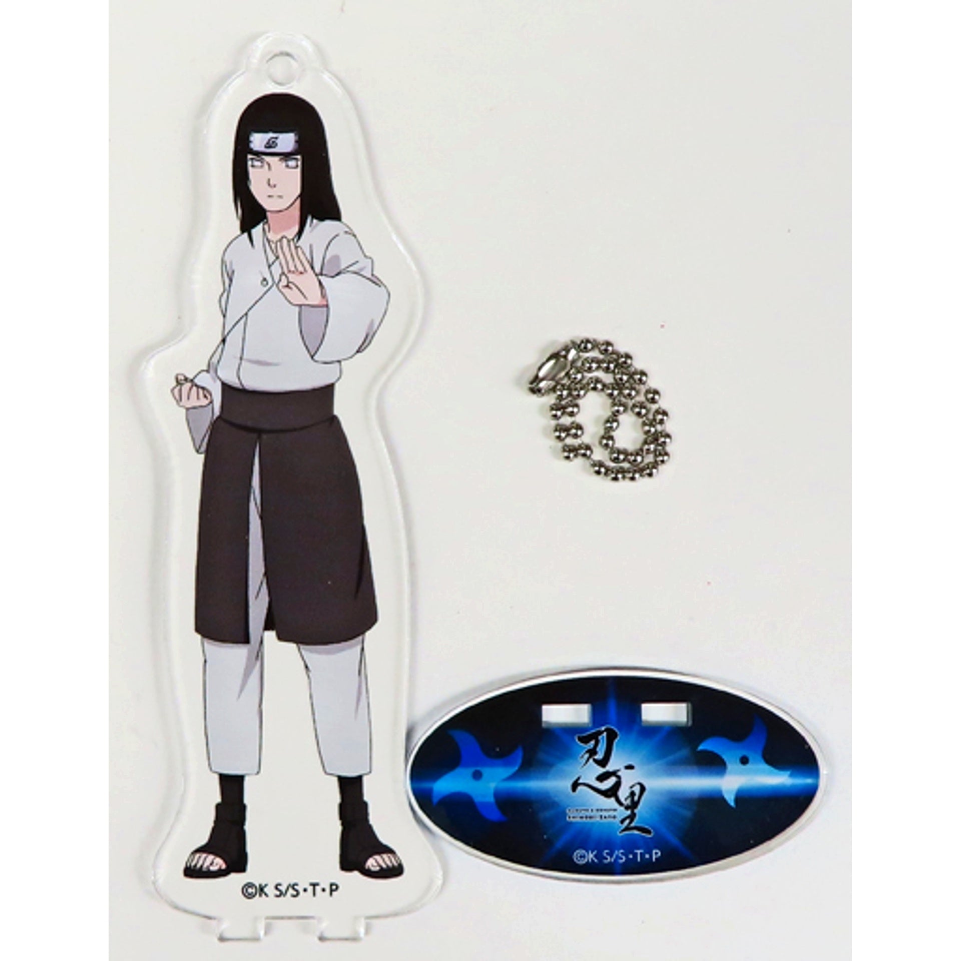 Neji Hyuga Acrylic Stand Shinobi-Zato Naruto Shippuden Nijigen no Mori Ltd [USED]