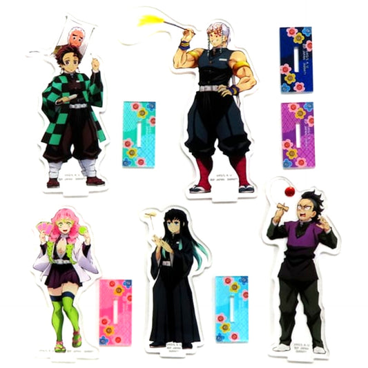 Set of 5 Acrylic Plate with Stand Chapter 5 in Namco Demon Slayer Namco Limited [USED]