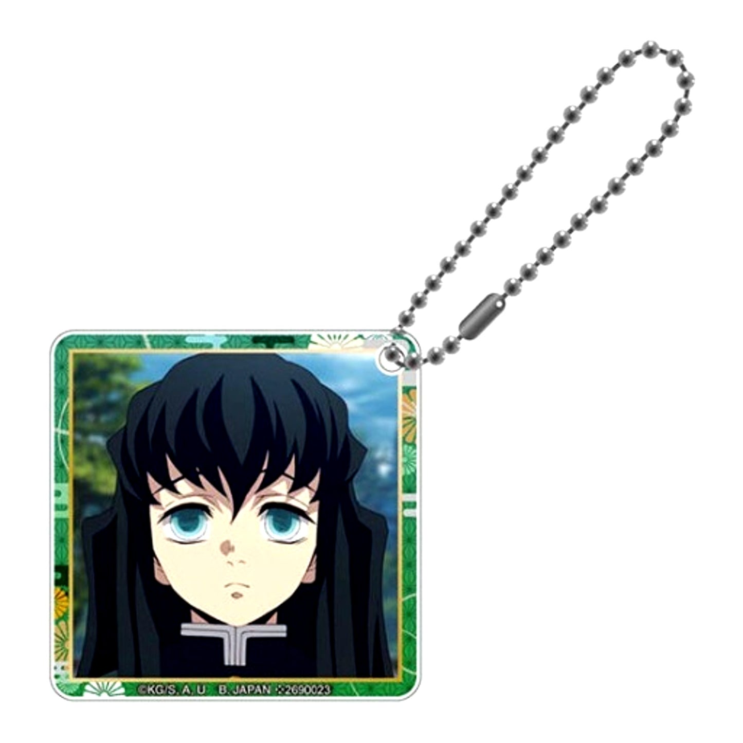 Muichiro Tokito Tanjiro Kamado Unwavering Resolve Arc Demon Slayer: Kimetsu no Yaiba Tanjiro Kamado Unwavering Resolve Arc / Mugen Train Arc Capsule Square Famous Scene Acrylic Charm [USED]
