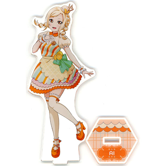 Ai Miyashita Love Live! Nijigasaki High School Idol Club Let's Niji Parfait! GiGO Collabo Cafe Big Acrylic Stand [USED]