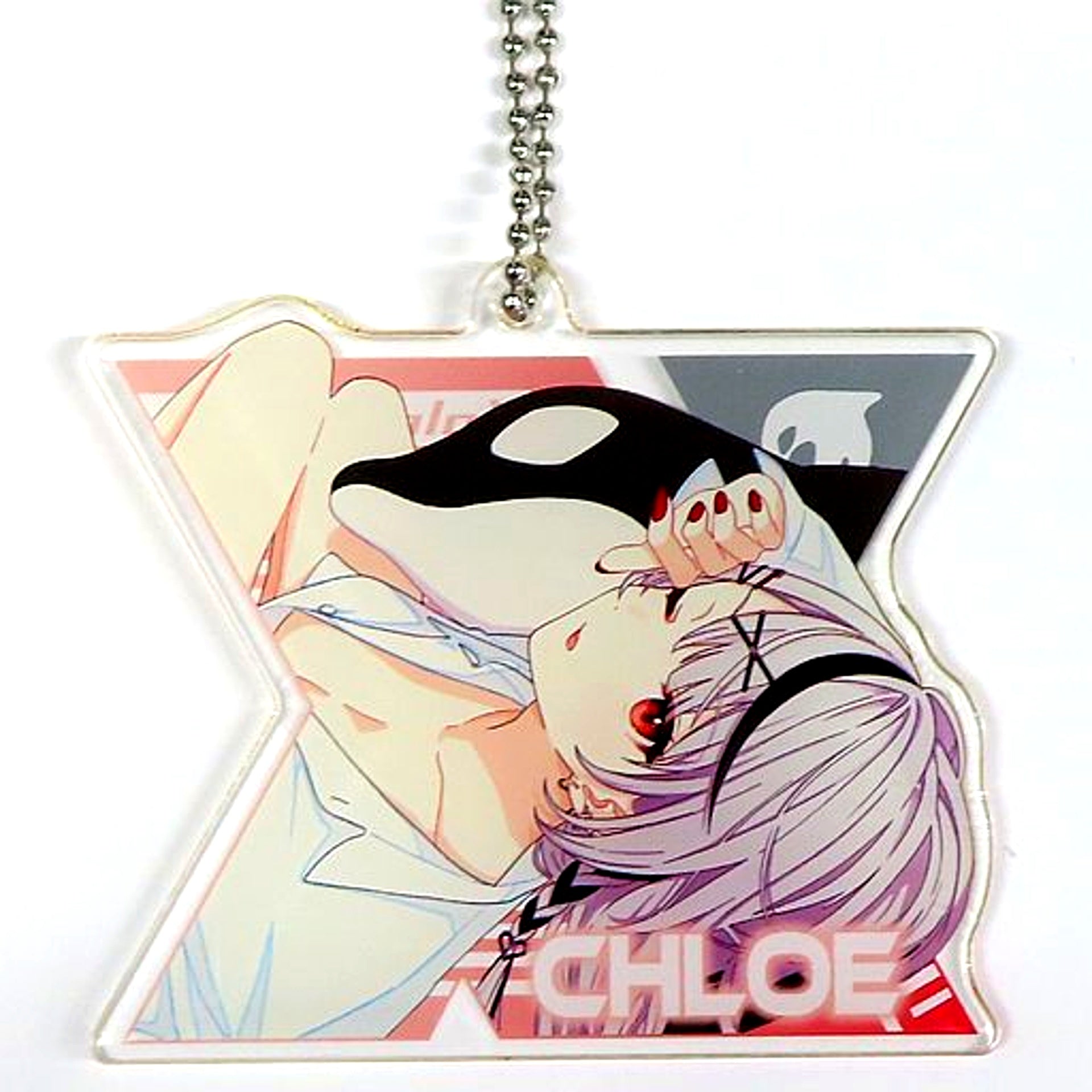 Sakamata Chloe Hololive Single Keychain ZOZOTOWN holoTOWN [USED]