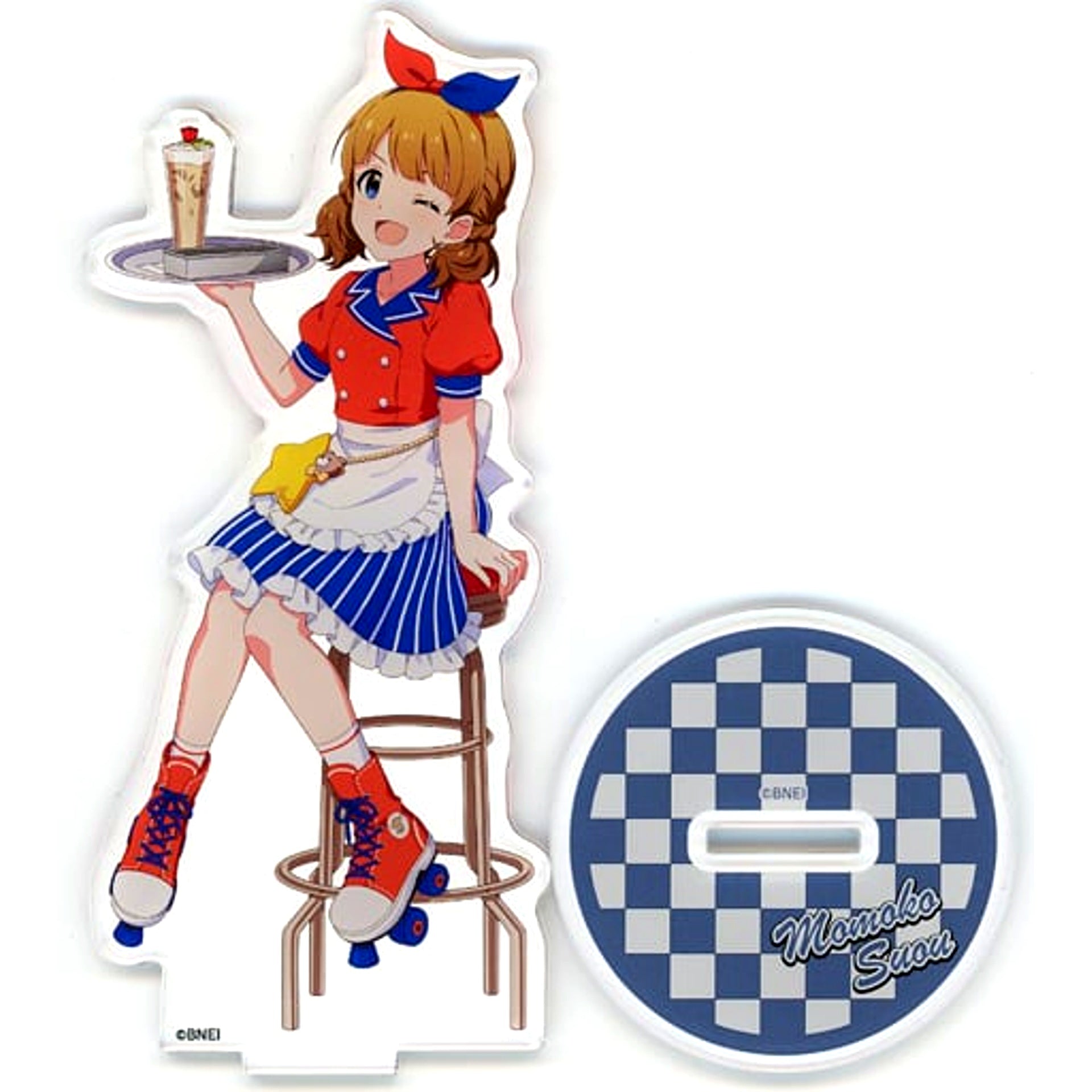Momoko Suou The Idolmaster Million Live! Theater Days Acrylic Stand MILLION DINER Ver. [USED]