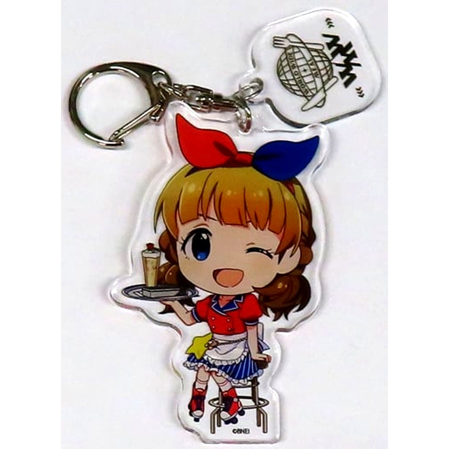 Momoko Suou The Idolm@ster Million Live! Theater Days Acrylic Keychain MILLION DINER Ver. STELLAMAP CAFE [USED]