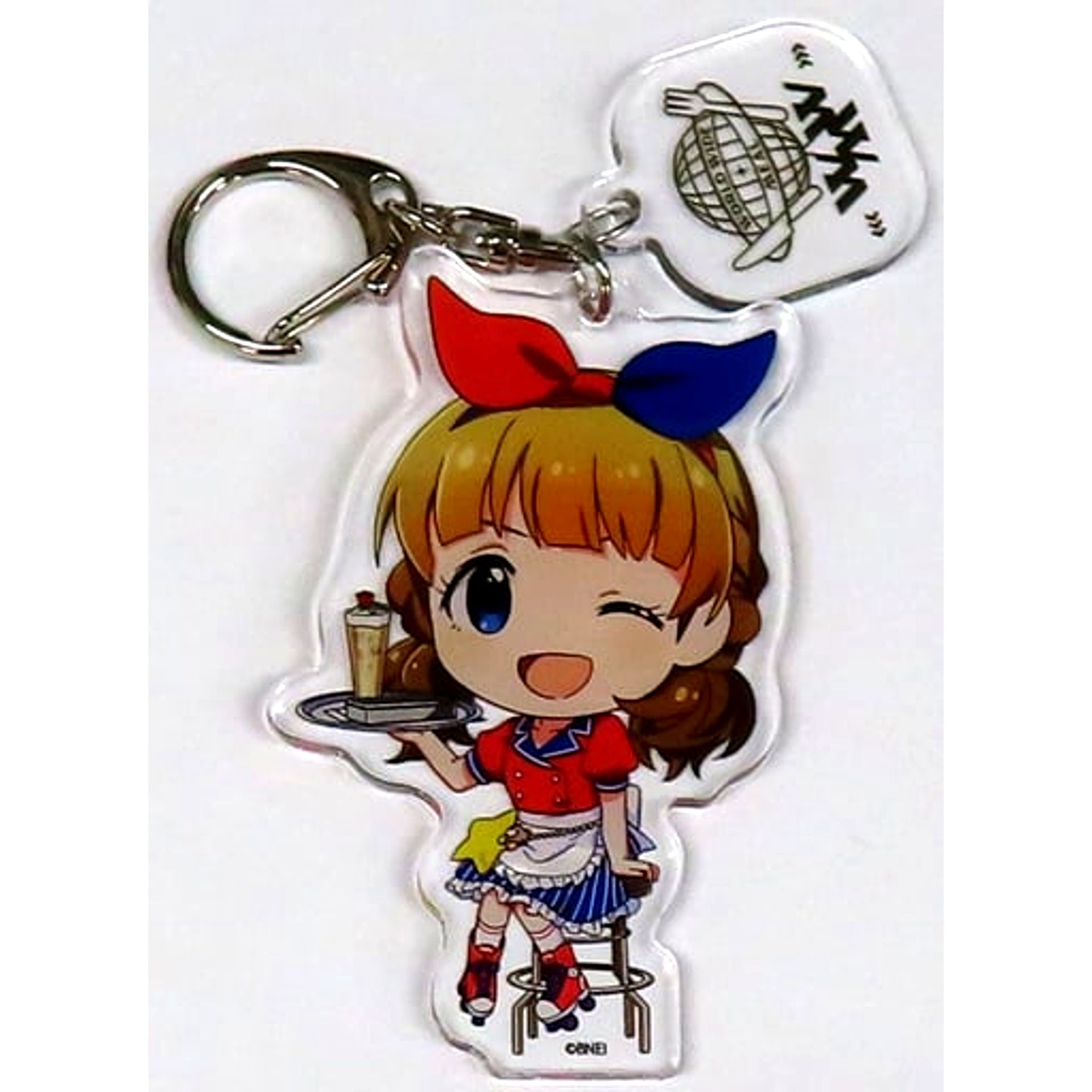 Momoko Suou The Idolm@ster Million Live! Theater Days Acrylic Keychain MILLION DINER Ver. STELLAMAP CAFE [USED]
