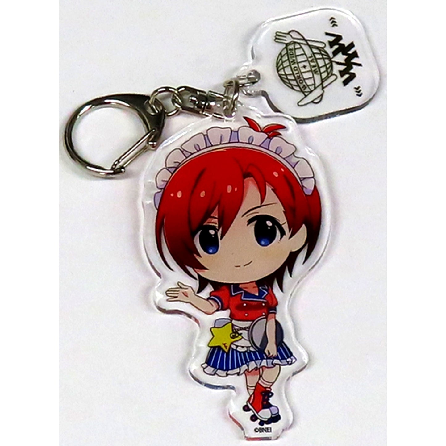 Julia The Idolm@ster Million Live! Theater Days Acrylic Keychain MILLION DINER Ver. STELLAMAP CAFE [USED]