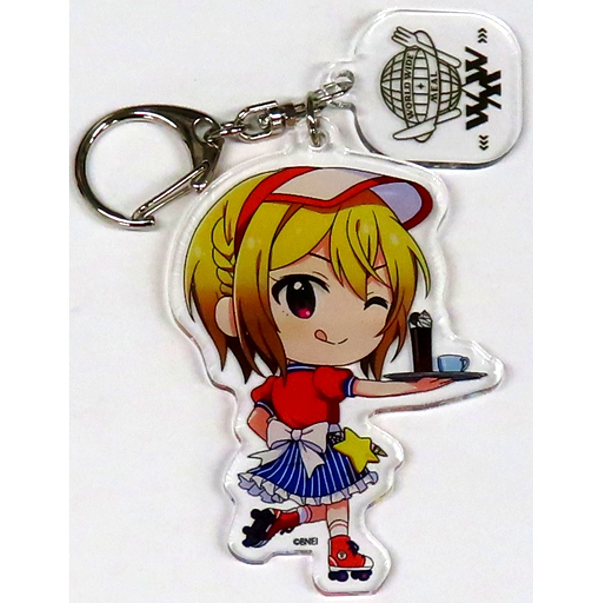 Tsubasa Ibuki The Idolmaster Million Live! Theater Days x STELLAMAP CAFE MILLION DINER Acrylic Keychain MILLION DINER Ver. [USED]