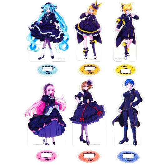VOCALOID 6 Characters Last Prize Acrylic Stand Set of 6 Hatsune Miku and Piapro Characters Ataritsuki Vivid Button 2nd [USED]
