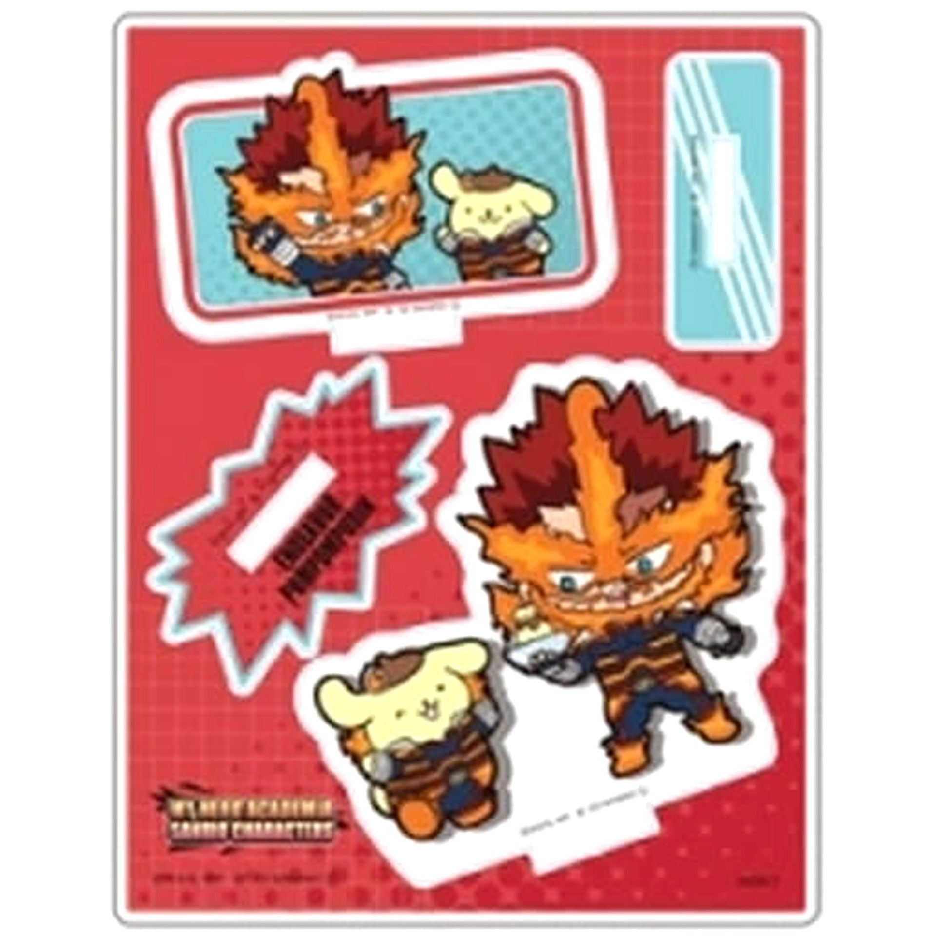 My Hero Academia x Sanrio Characters Endevor Pompompurin Acrylic Stand Collection B Acrylic Stands [USED]