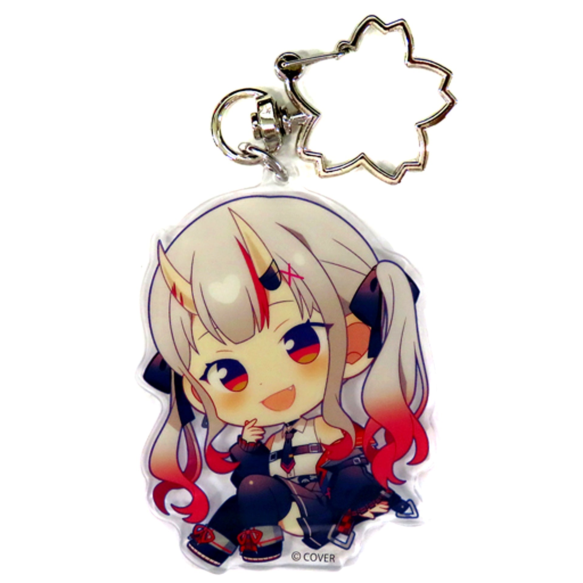 Nakiri Ayame hololive Random Acrylic Keychain Mouth Open Birthday Celebration 2022 [USED]